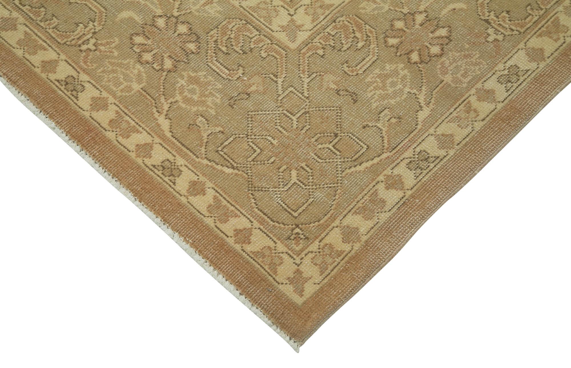 9 x 11 Brown Oushak Rug - 3303