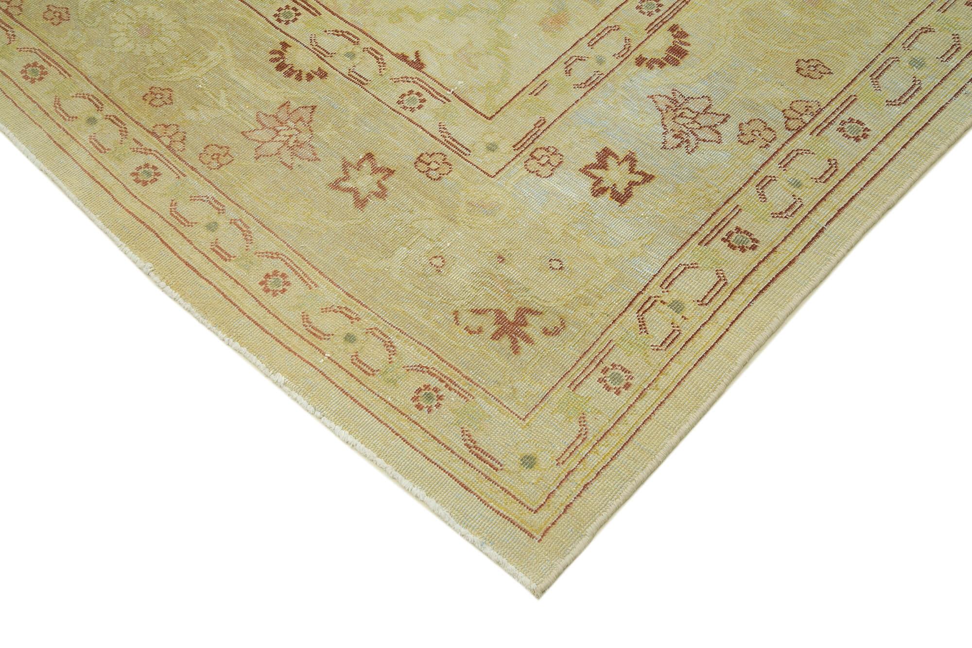 8 x 12 Beige Oushak Rug - 3306