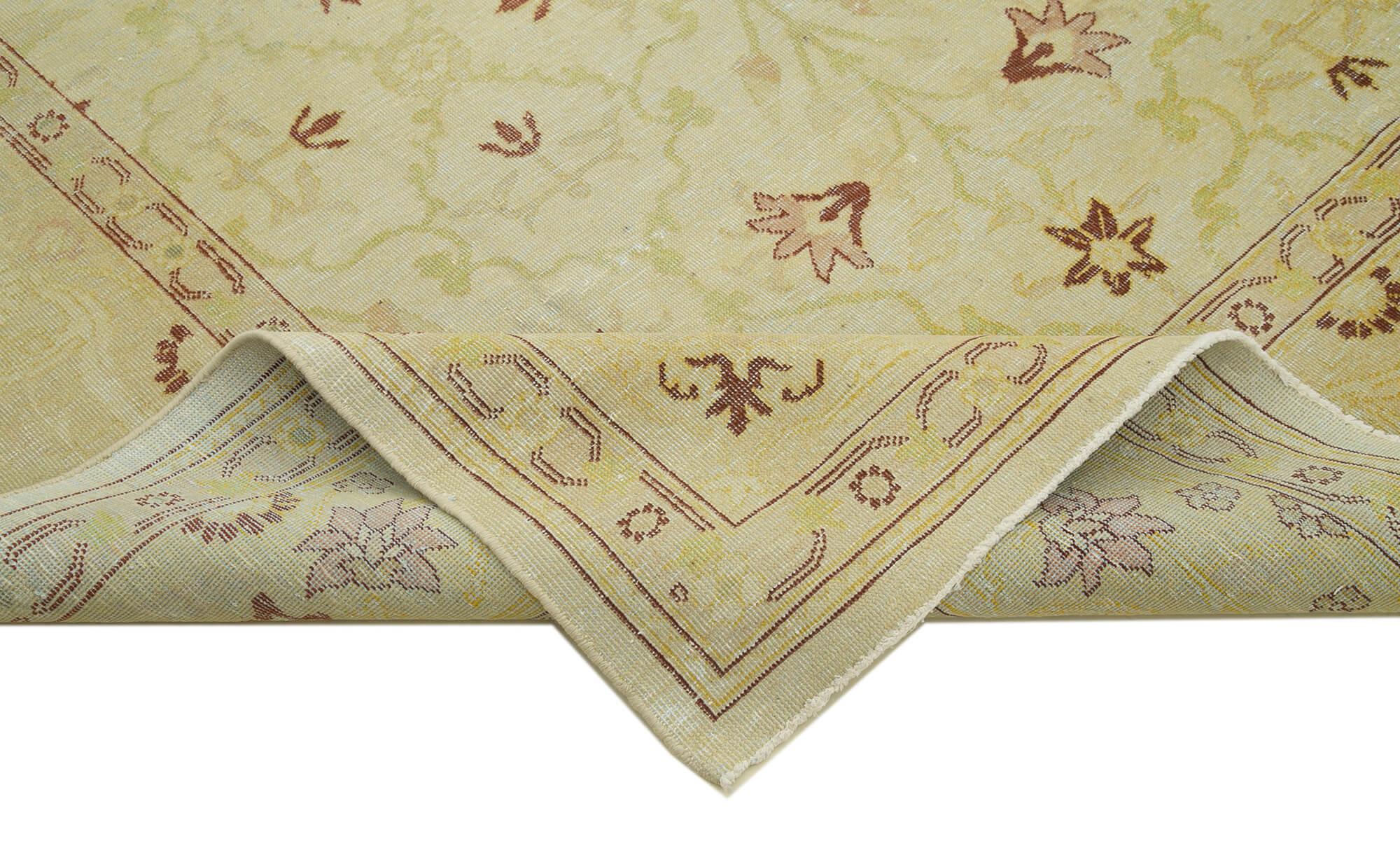 8 x 12 Beige Oushak Rug - 3306