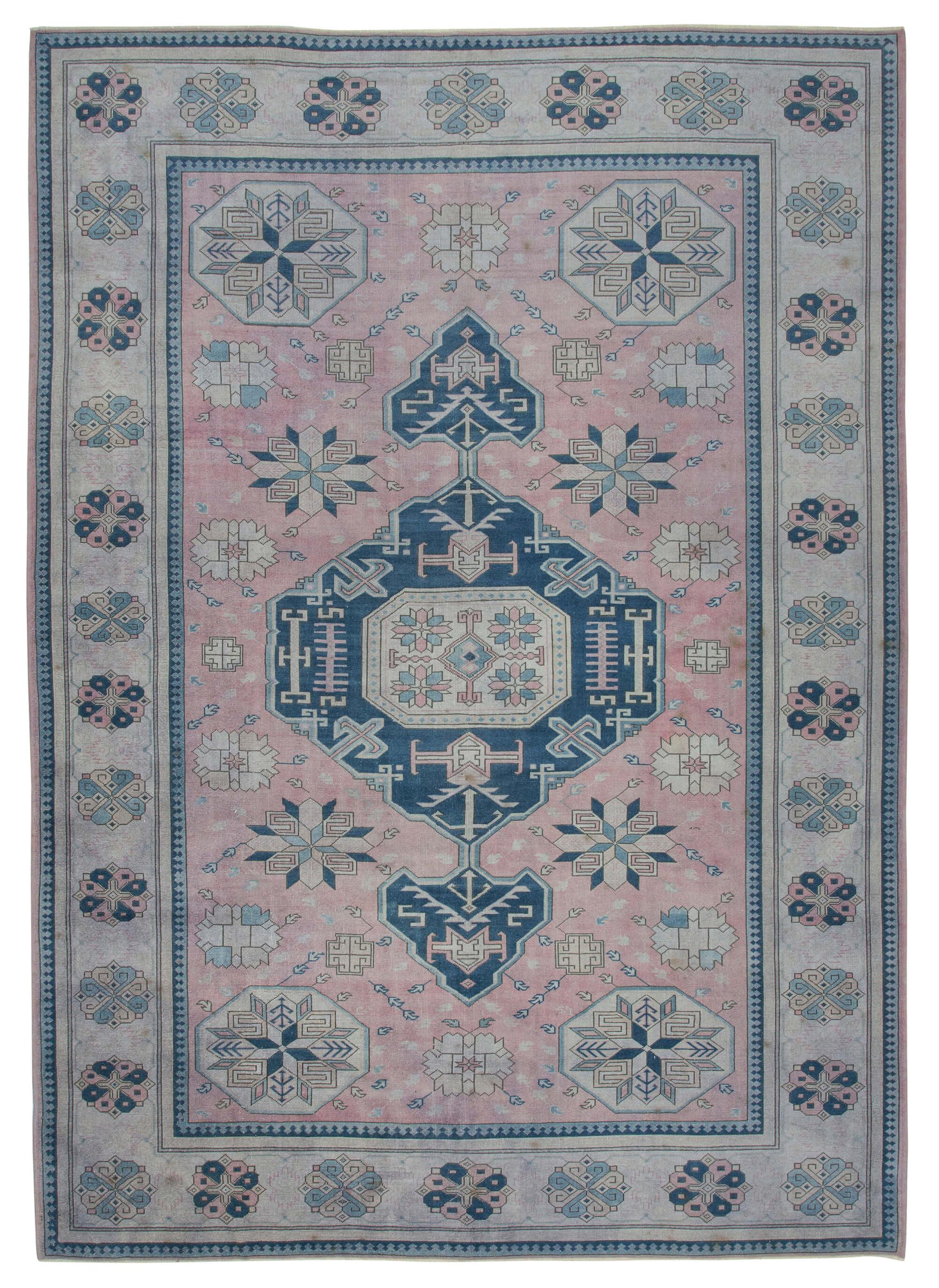 10 x 13 Purple Oushak Rug - 3317