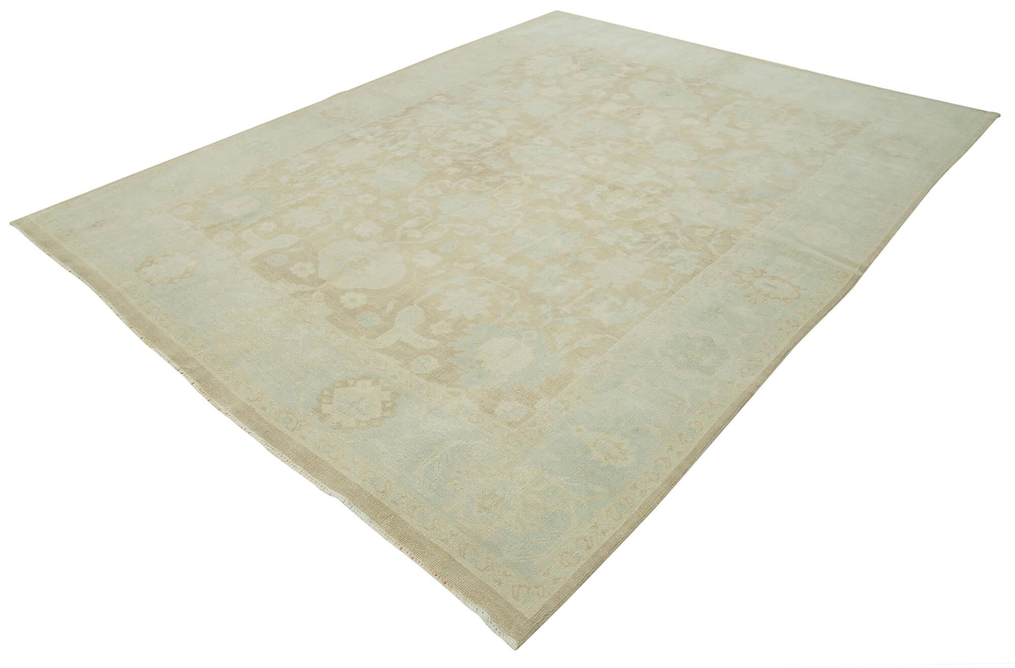 8 x 12 Beige Oushak Rug - 3321