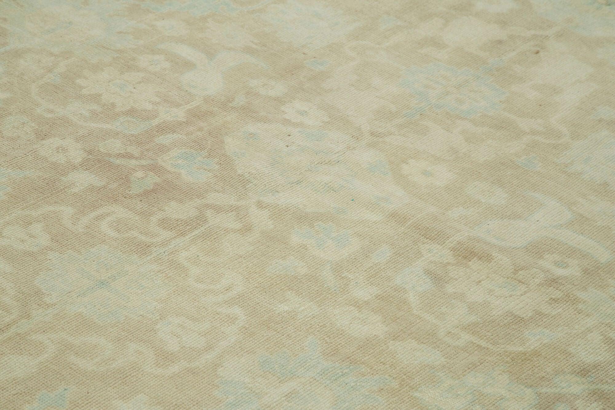 8 x 12 Beige Oushak Rug - 3321