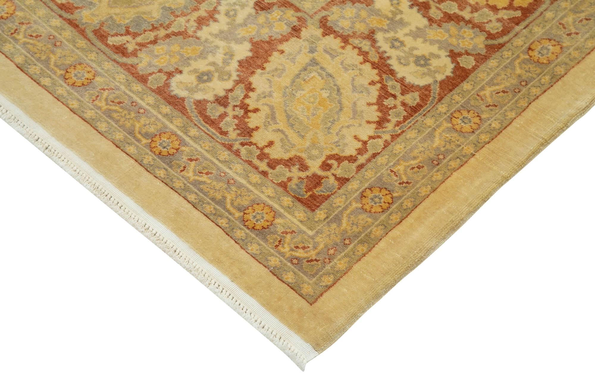 8 x 12 Yellow Oushak Rug - 3322