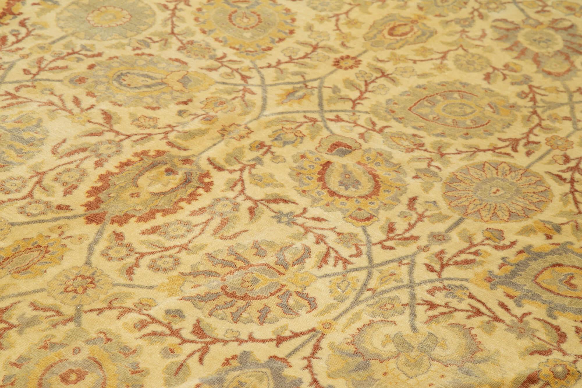 8 x 12 Yellow Oushak Rug - 3322