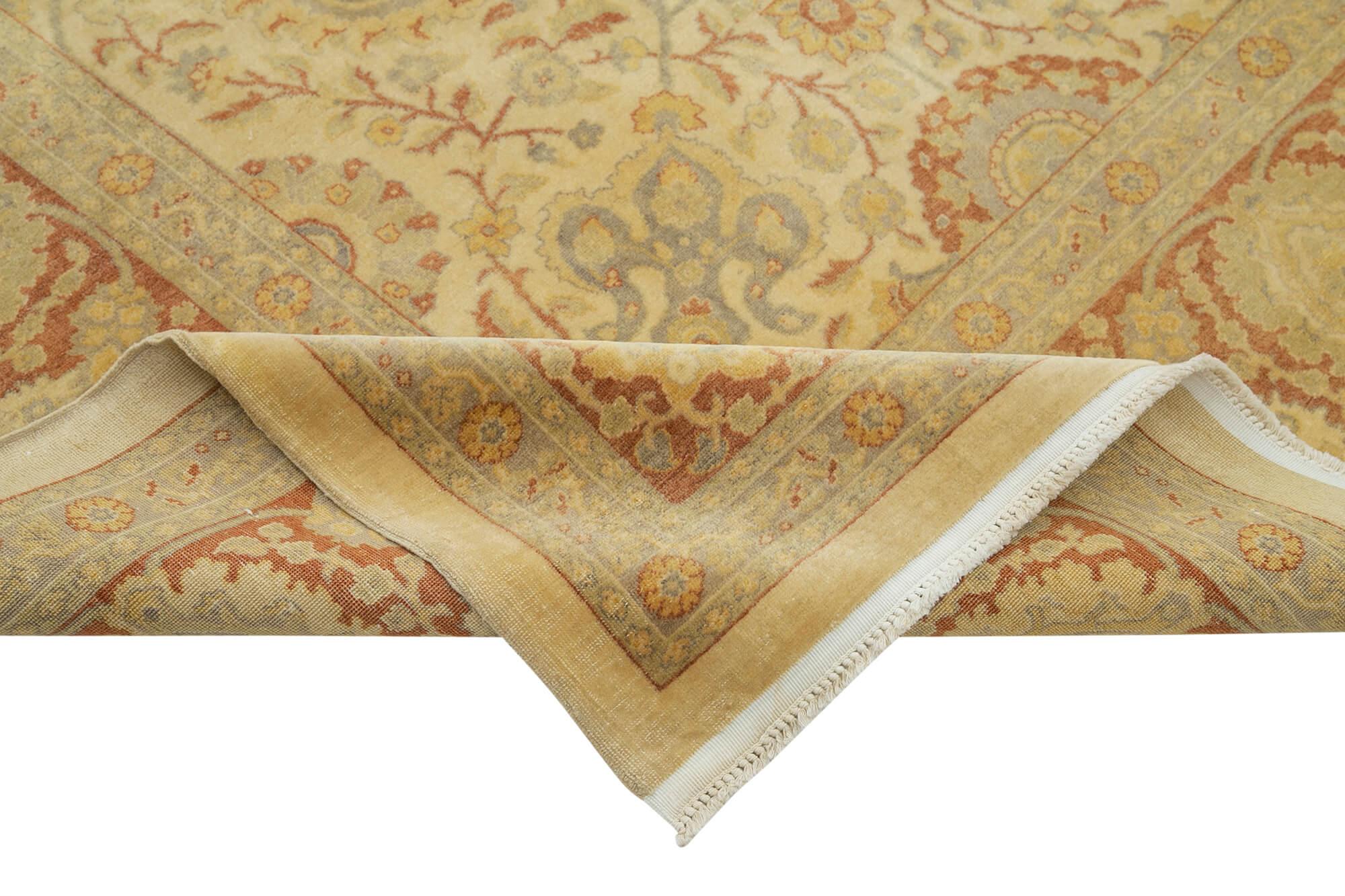 8 x 12 Yellow Oushak Rug - 3322