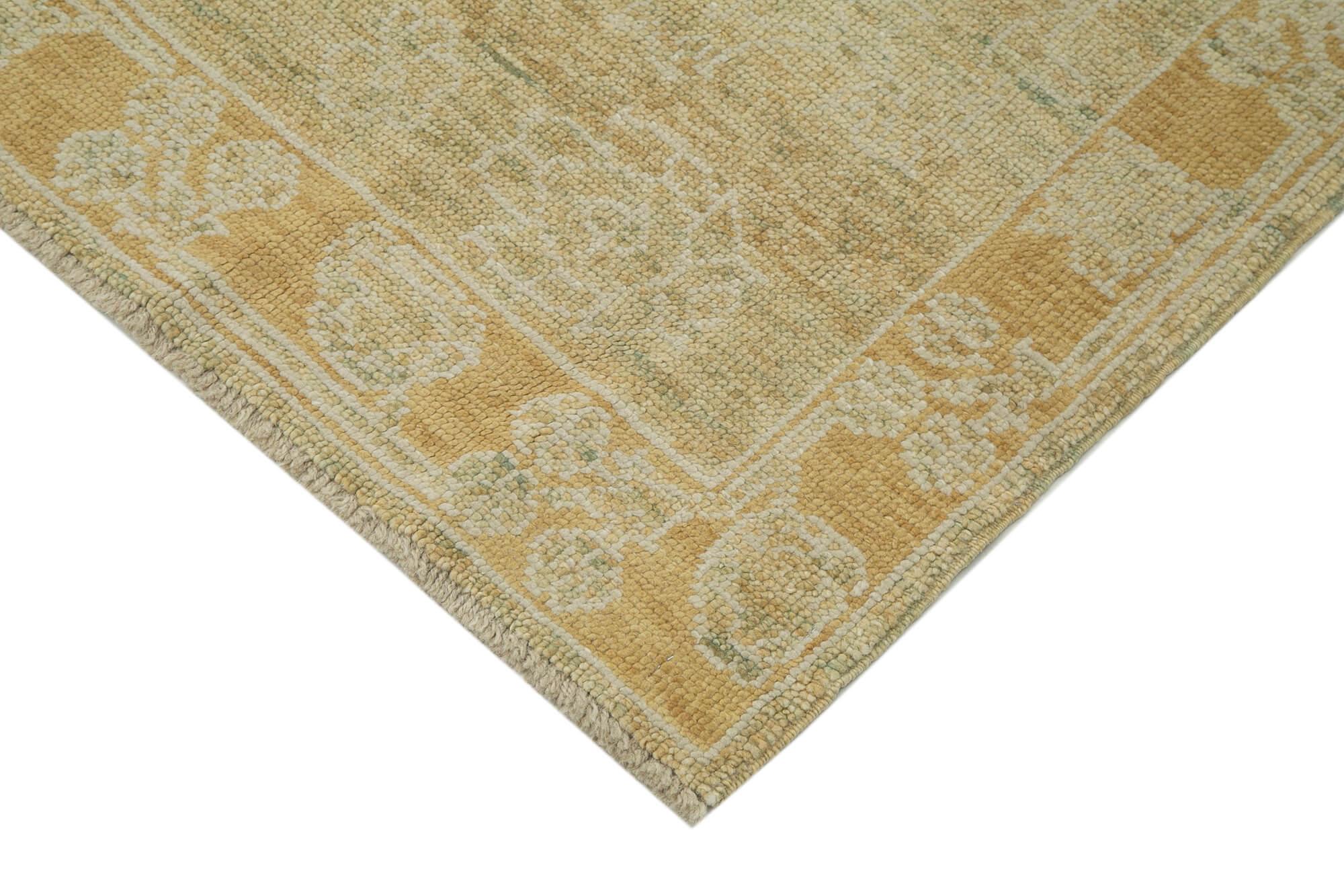 9 x 12 Beige Oushak Rug - 3324