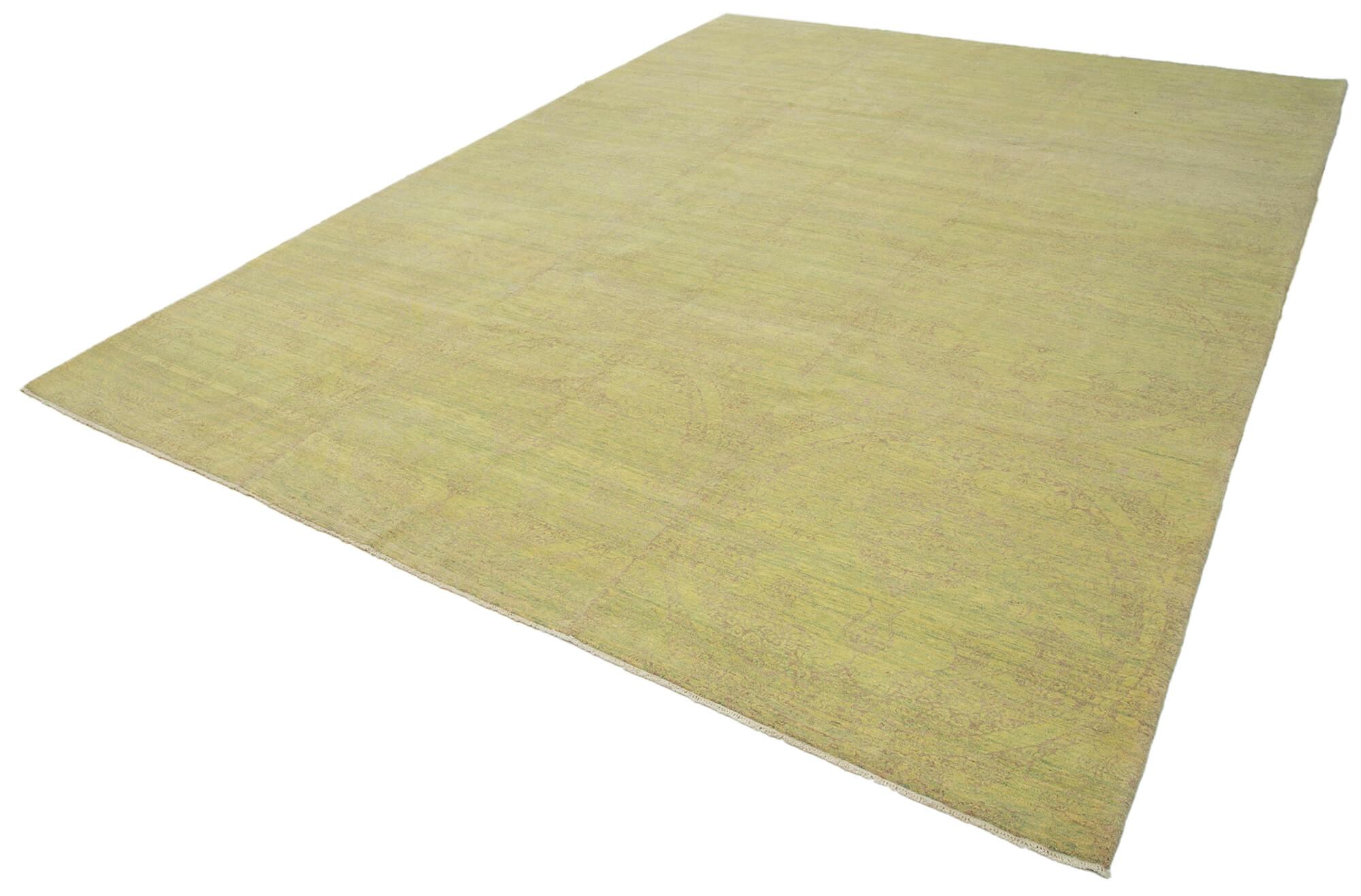 9 x 12 Green Oushak Rug - 3325