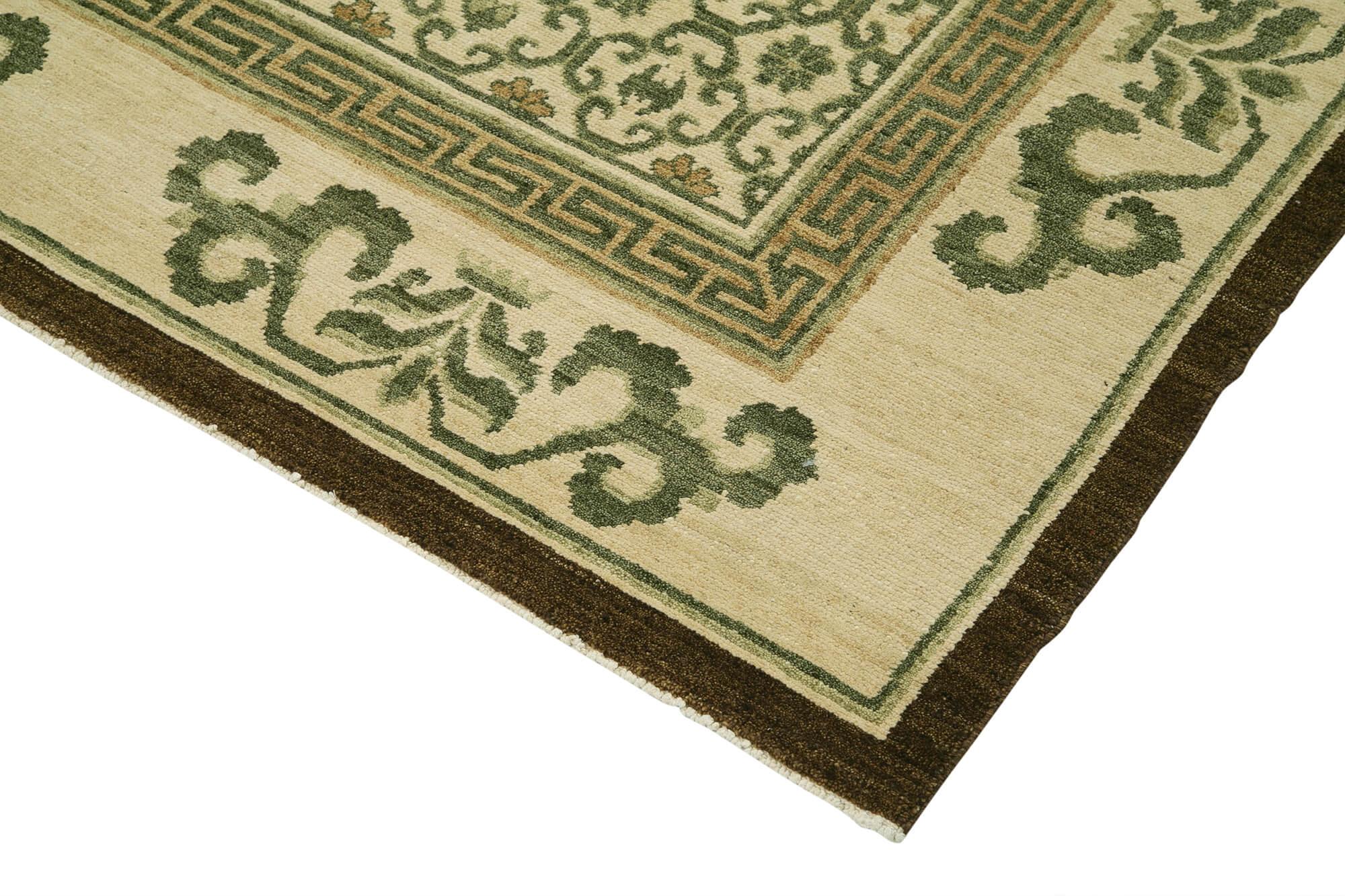 8 x 10 Beige Oushak Rug - 3330