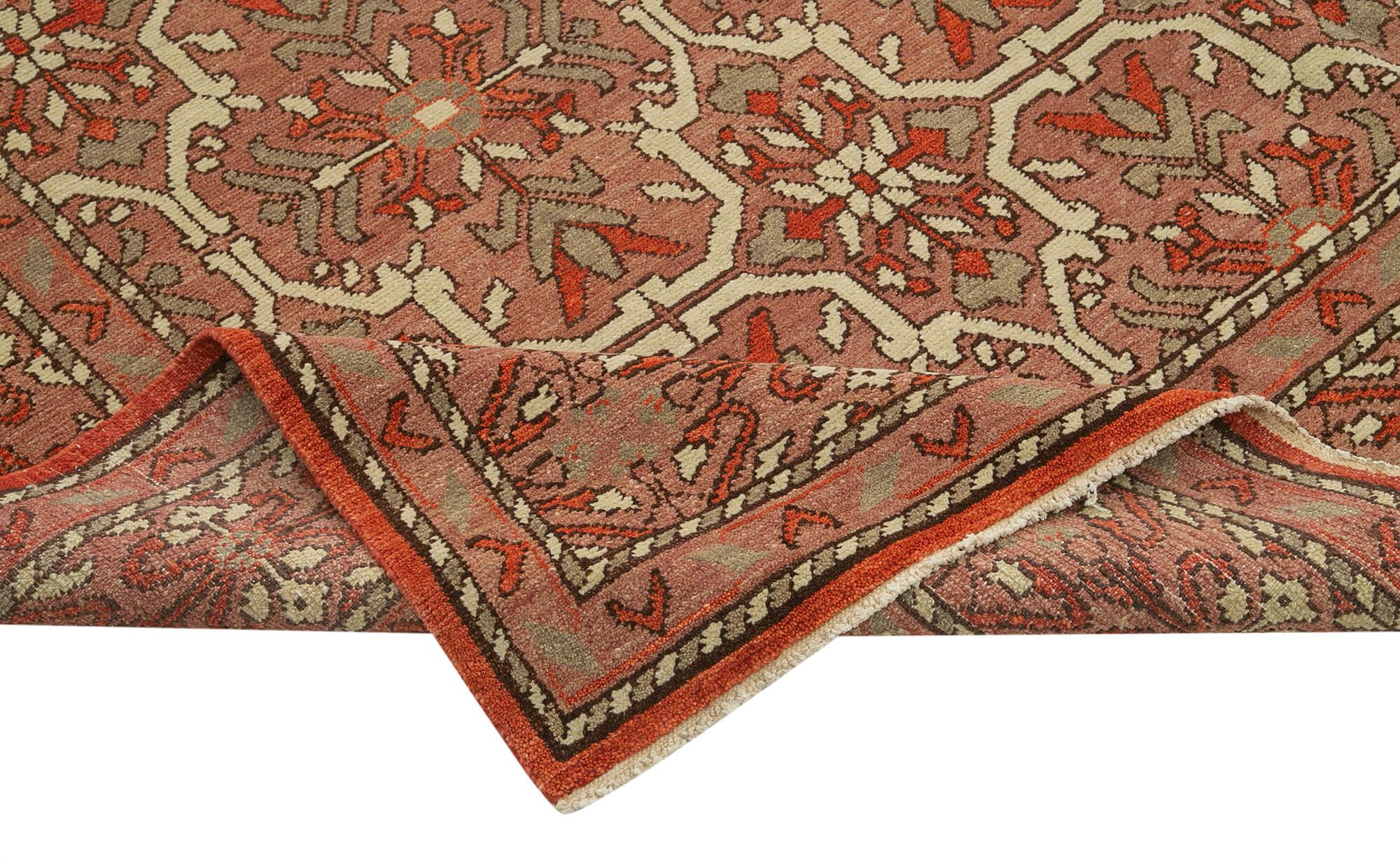 8 x 10 Red Oushak Rug - 3333