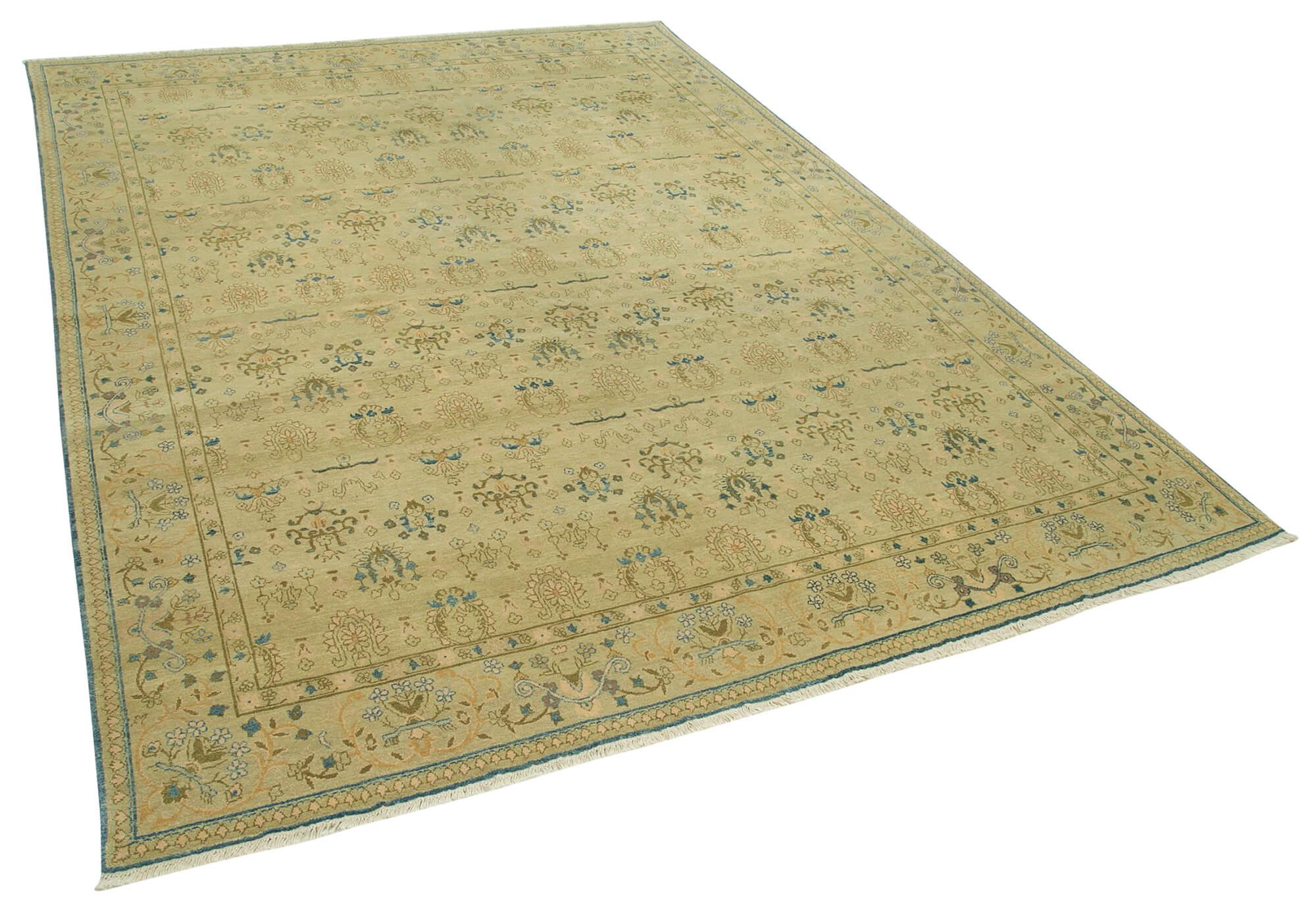 8 x 10 Beige Oushak Rug - 3334