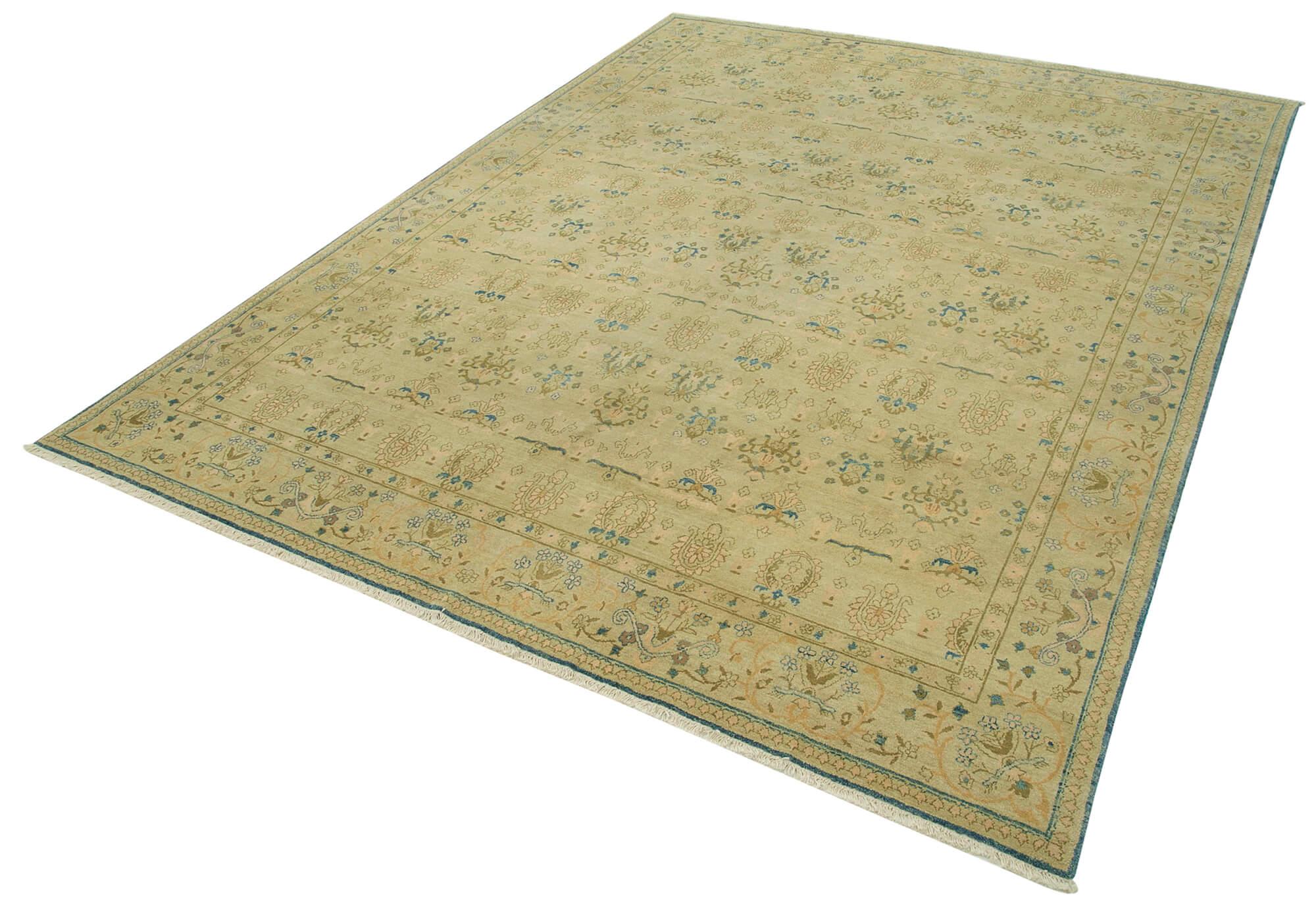 8 x 10 Beige Oushak Rug - 3334