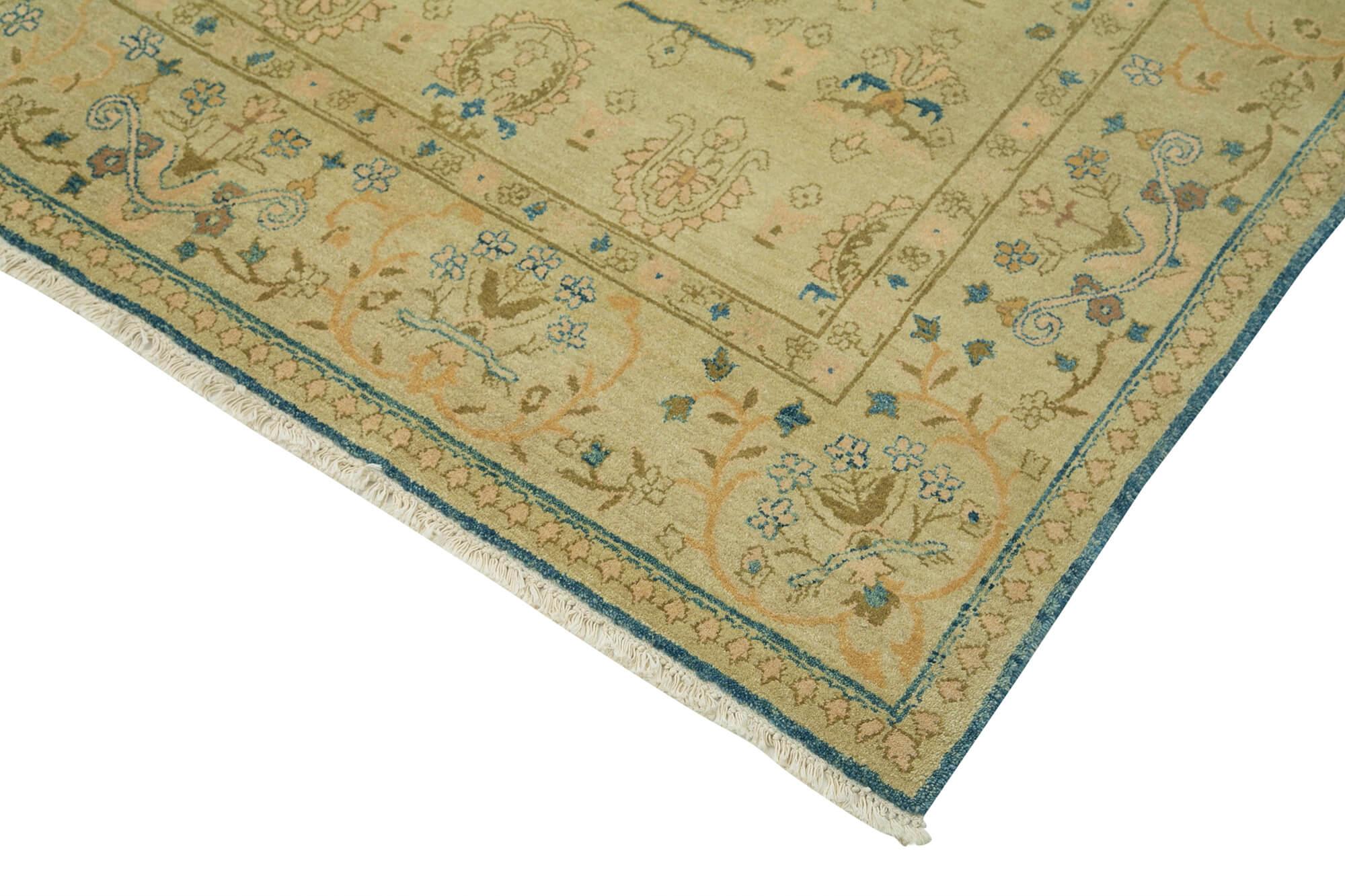 8 x 10 Beige Oushak Rug - 3334