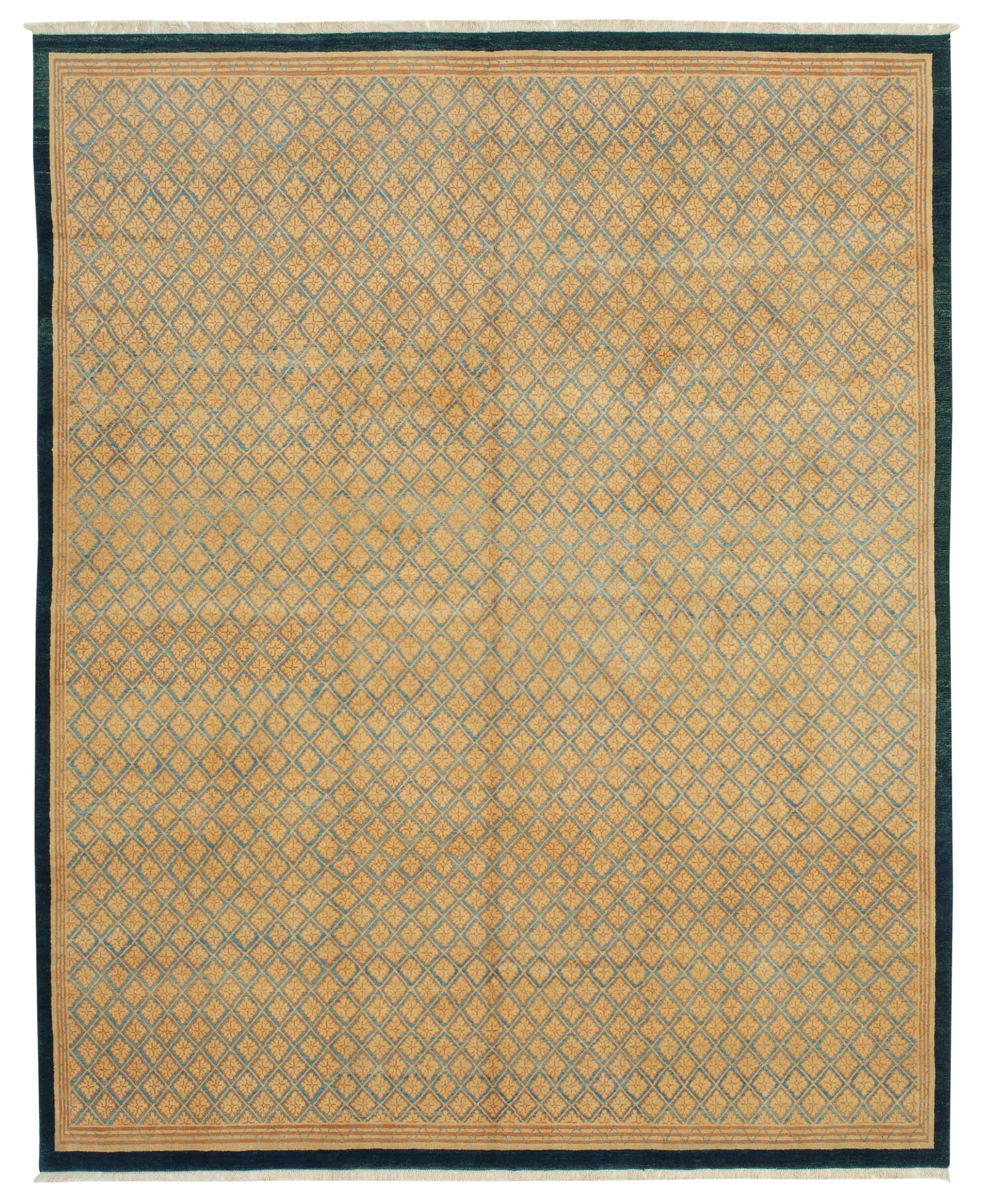 8 x 10 Yellow Oushak Rug - 3335