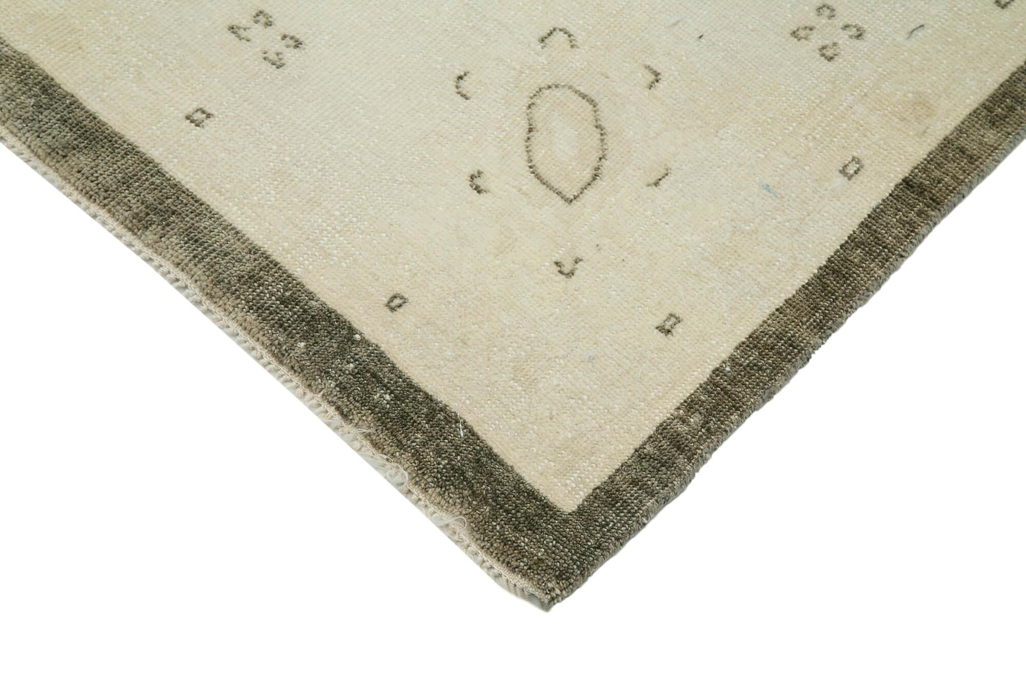 9 x 13 Beige Oushak Rug - 3336