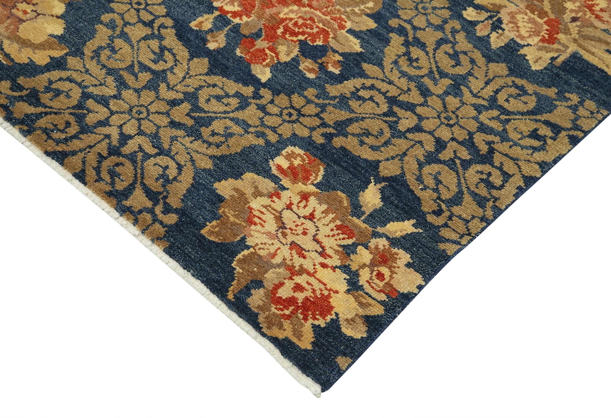 8 x 10 Blue Oushak Rug - 3339