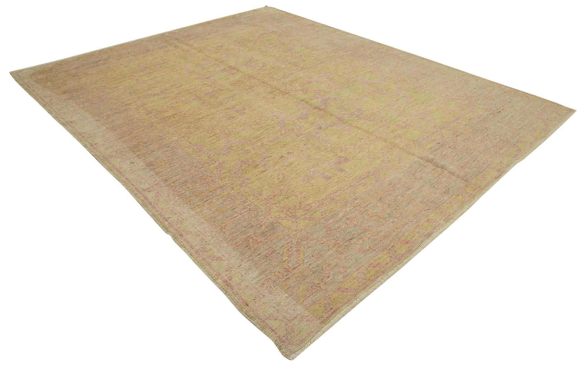 8 x 10 Yellow Oushak Rug - 3346