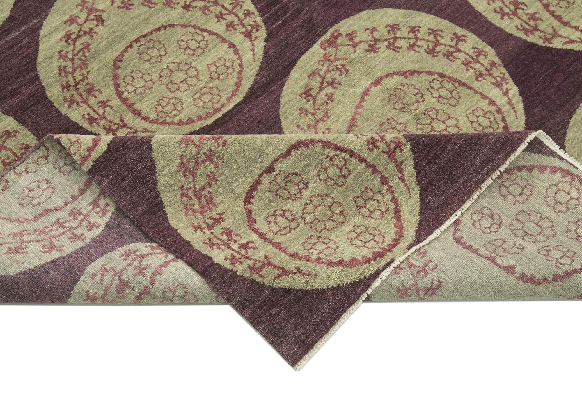 6 x 8 Purple Oushak Rug - 3348