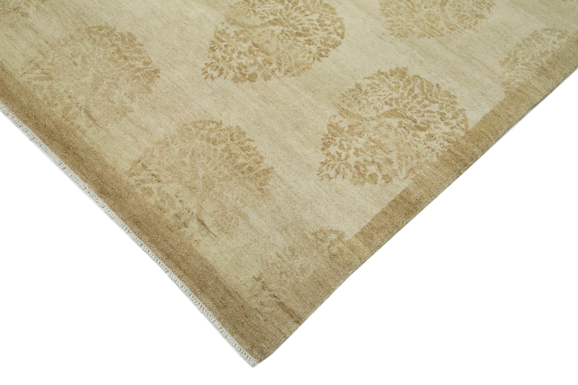 6 x 9 Beige Oushak Rug - 3353