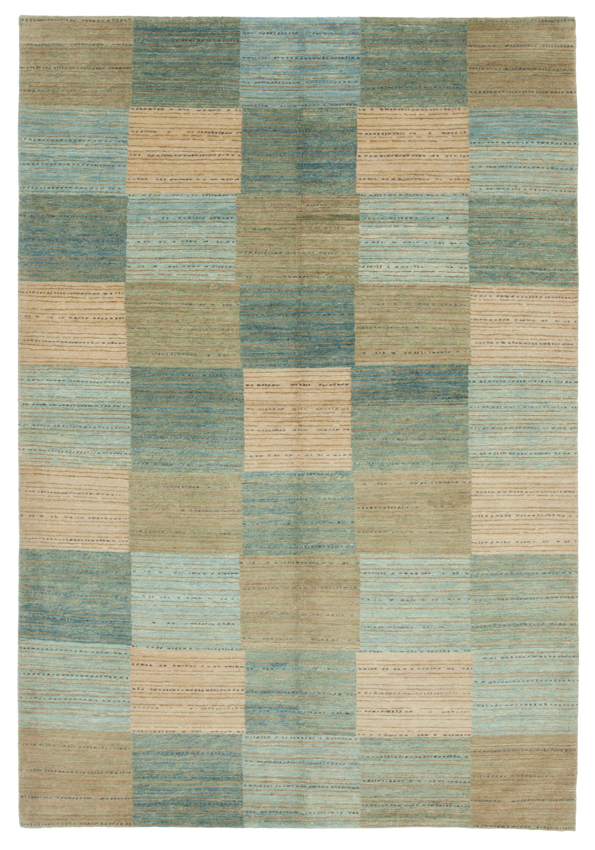 6 x 9 Beige Oushak Rug - 3355