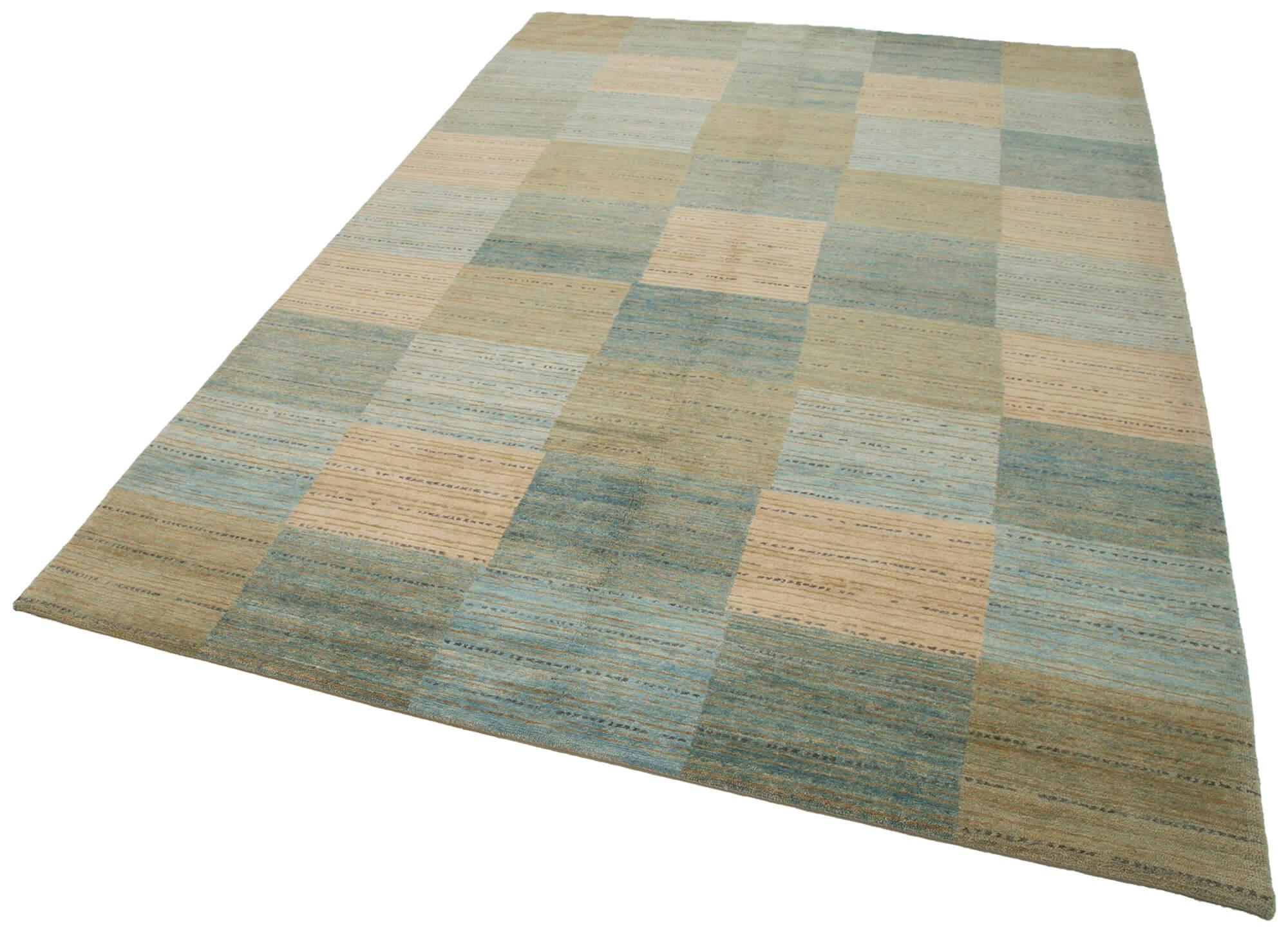 6 x 9 Beige Oushak Rug - 3355