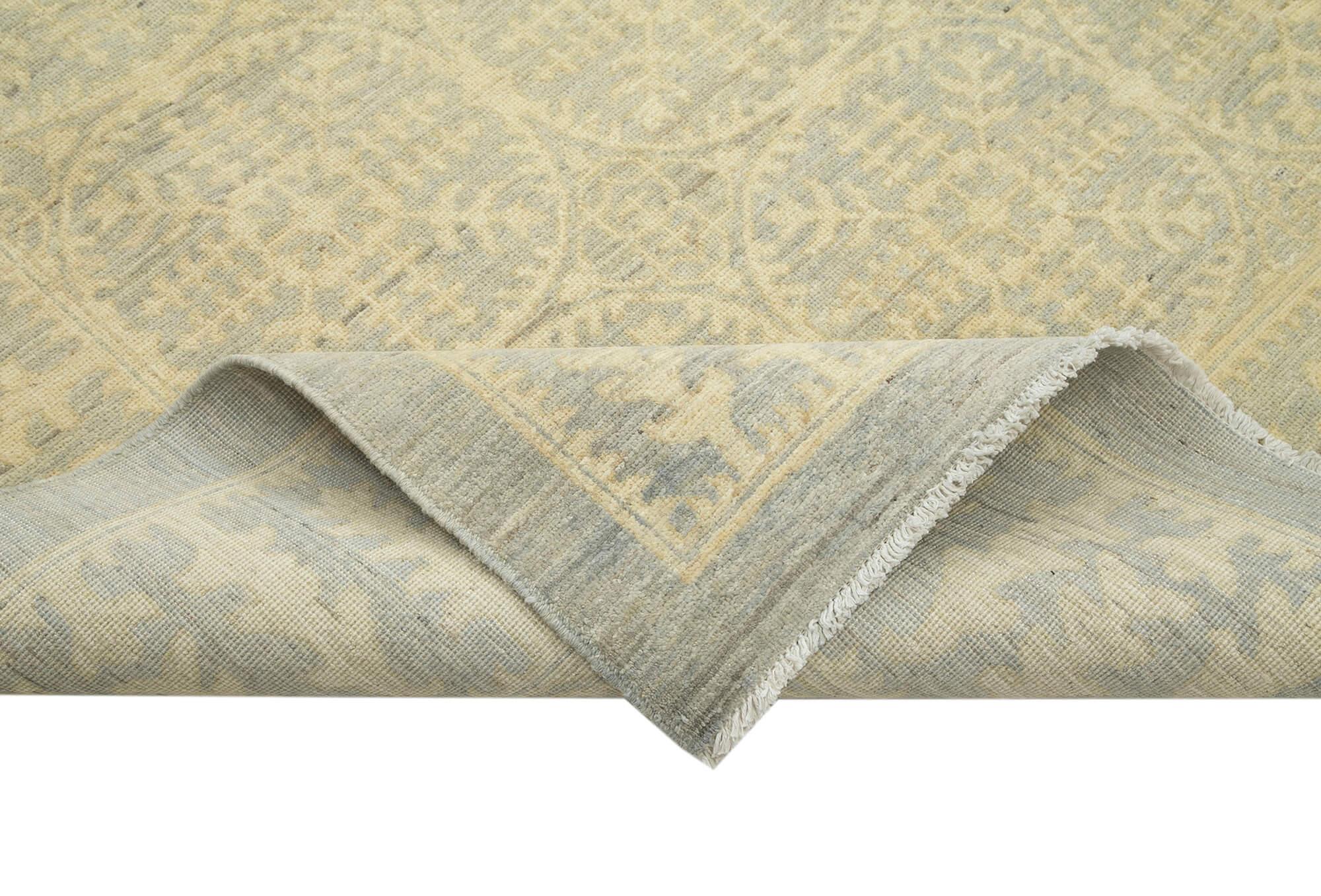 8 x 9 Beige Oushak Rug - 3357