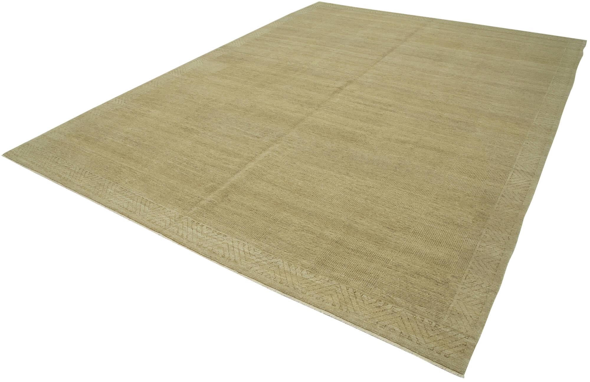 9 x 12 Beige Oushak Rug - 3358