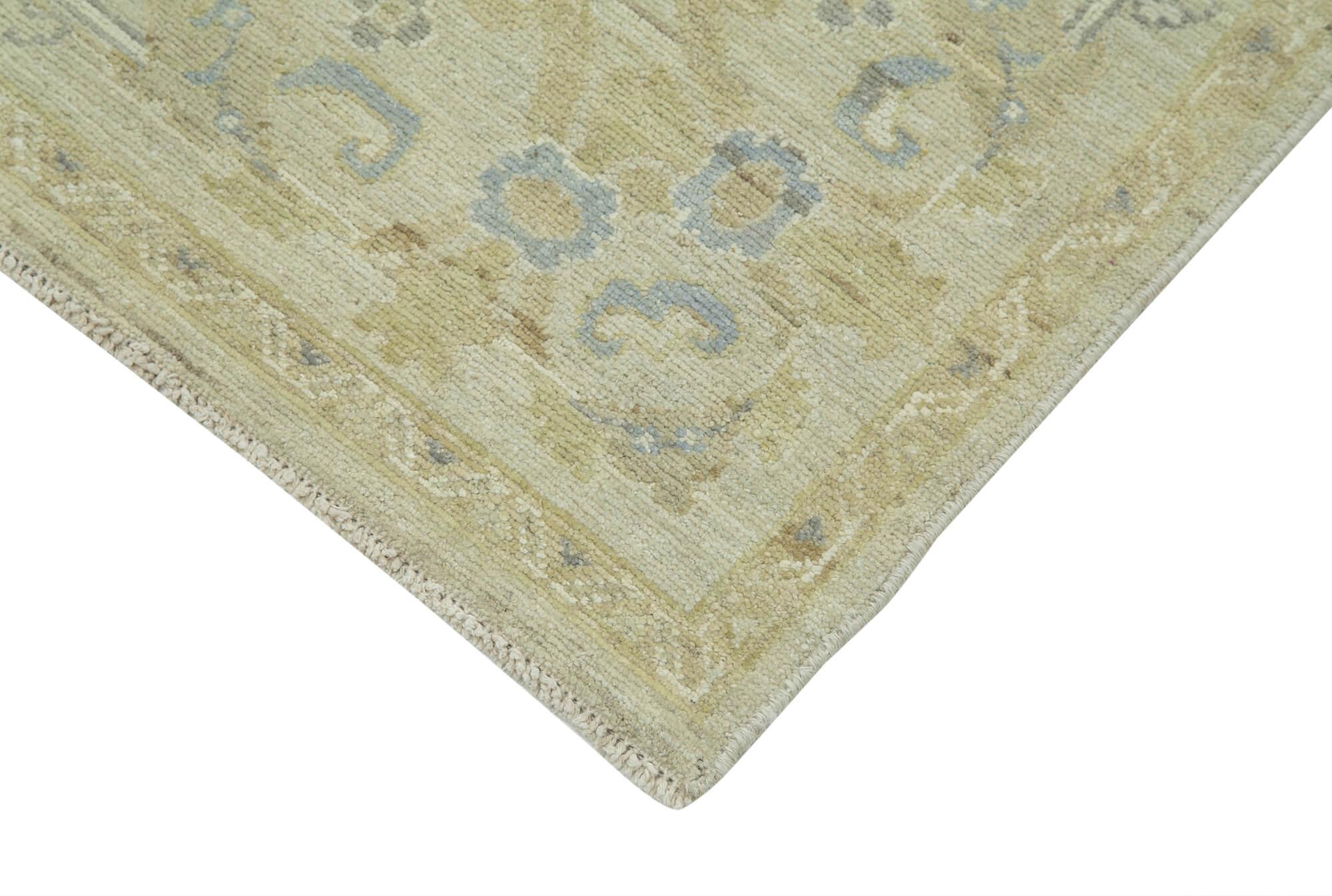 9 x 12 Beige Oushak Rug - 3359