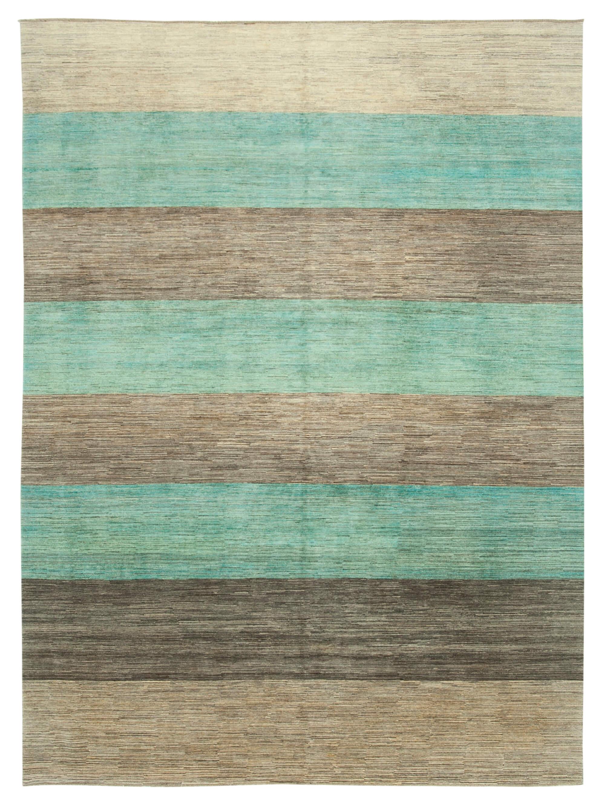 9 x 12 Turquoise Oushak Rug - 3360