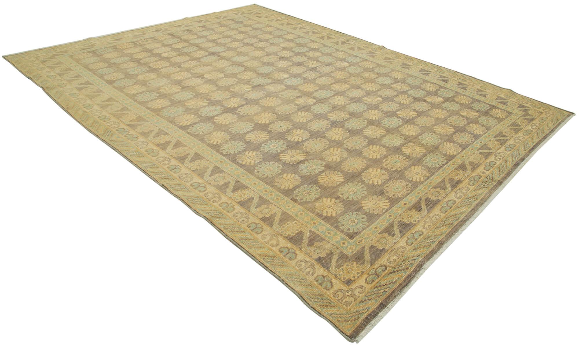 9 x 12 Beige Oushak Rug - 3361