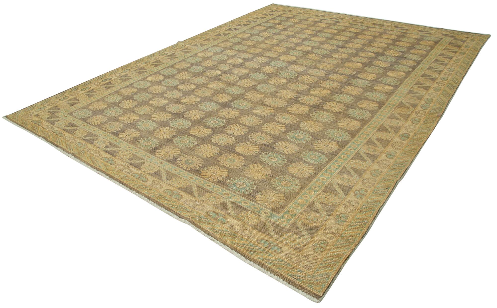 9 x 12 Beige Oushak Rug - 3361