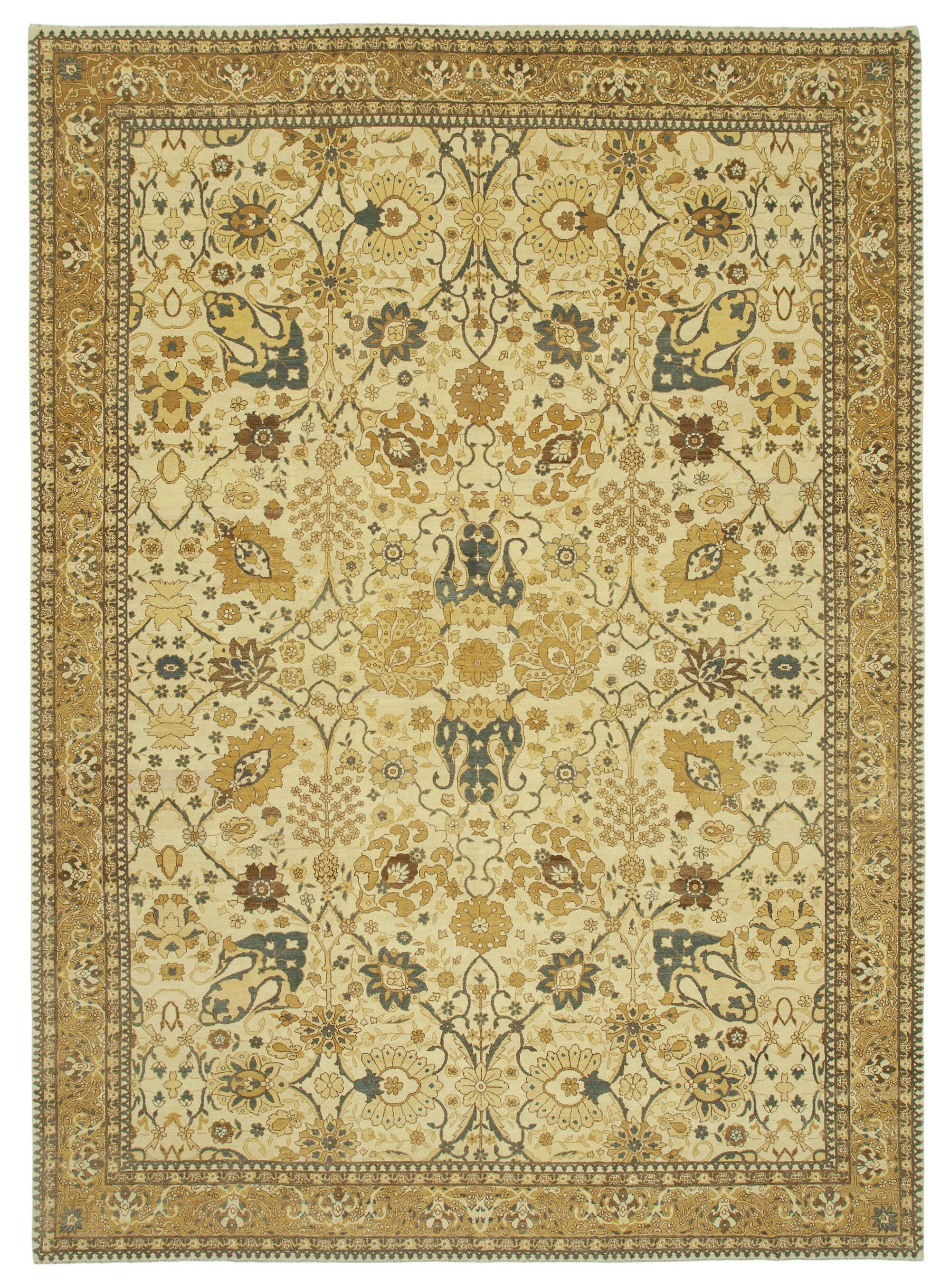 10 x 14 Beige Oushak Rug - 3364