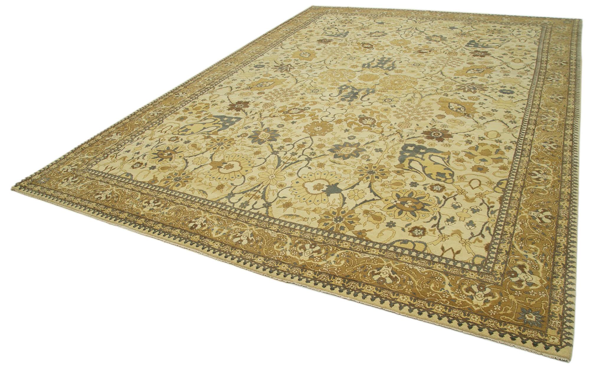 10 x 14 Beige Oushak Rug - 3364