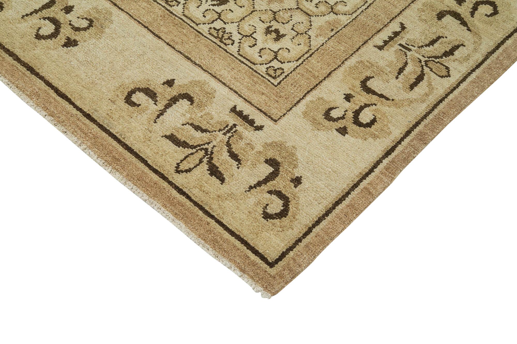 10 x 14 Beige Oushak Rug - 3370