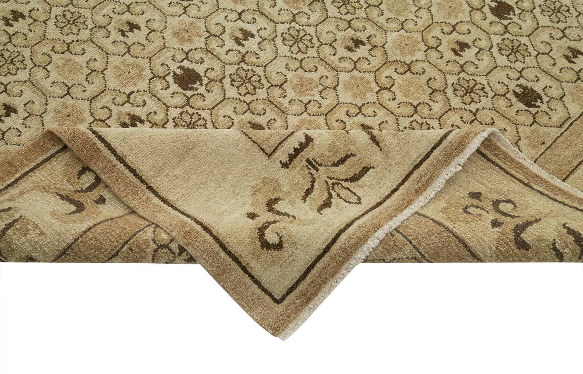 10 x 14 Beige Oushak Rug - 3370