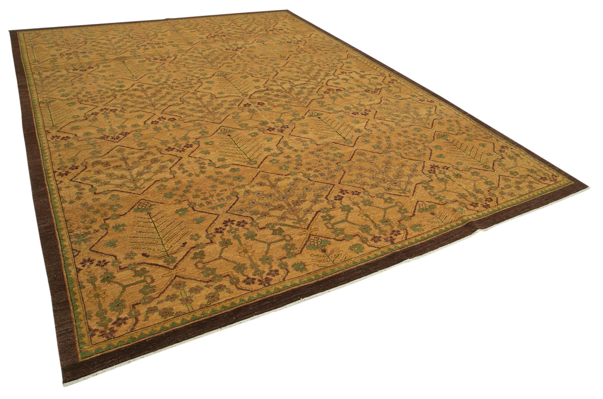 9 x 12 Orange Oushak Rug - 3374