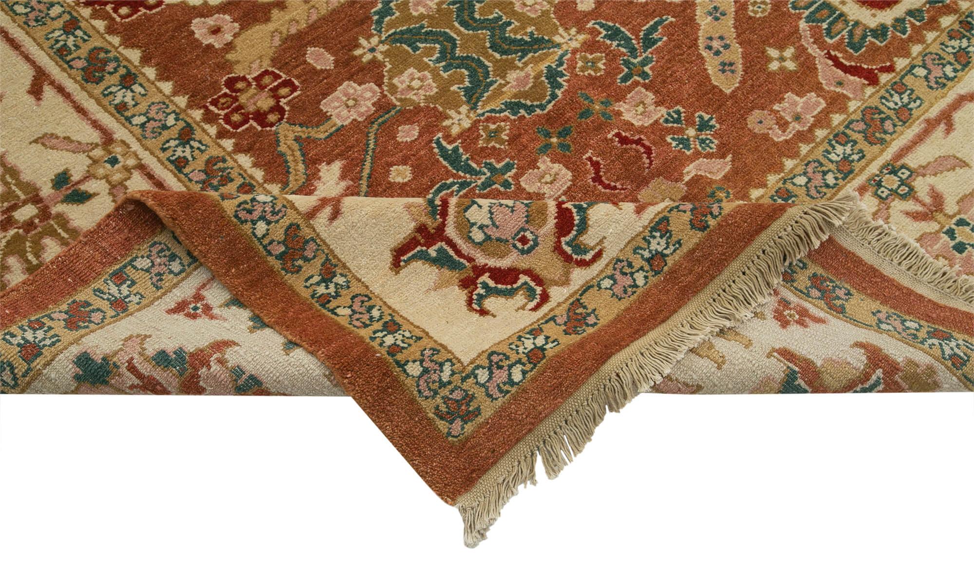 9 x 12 Red Oushak Rug - 3375