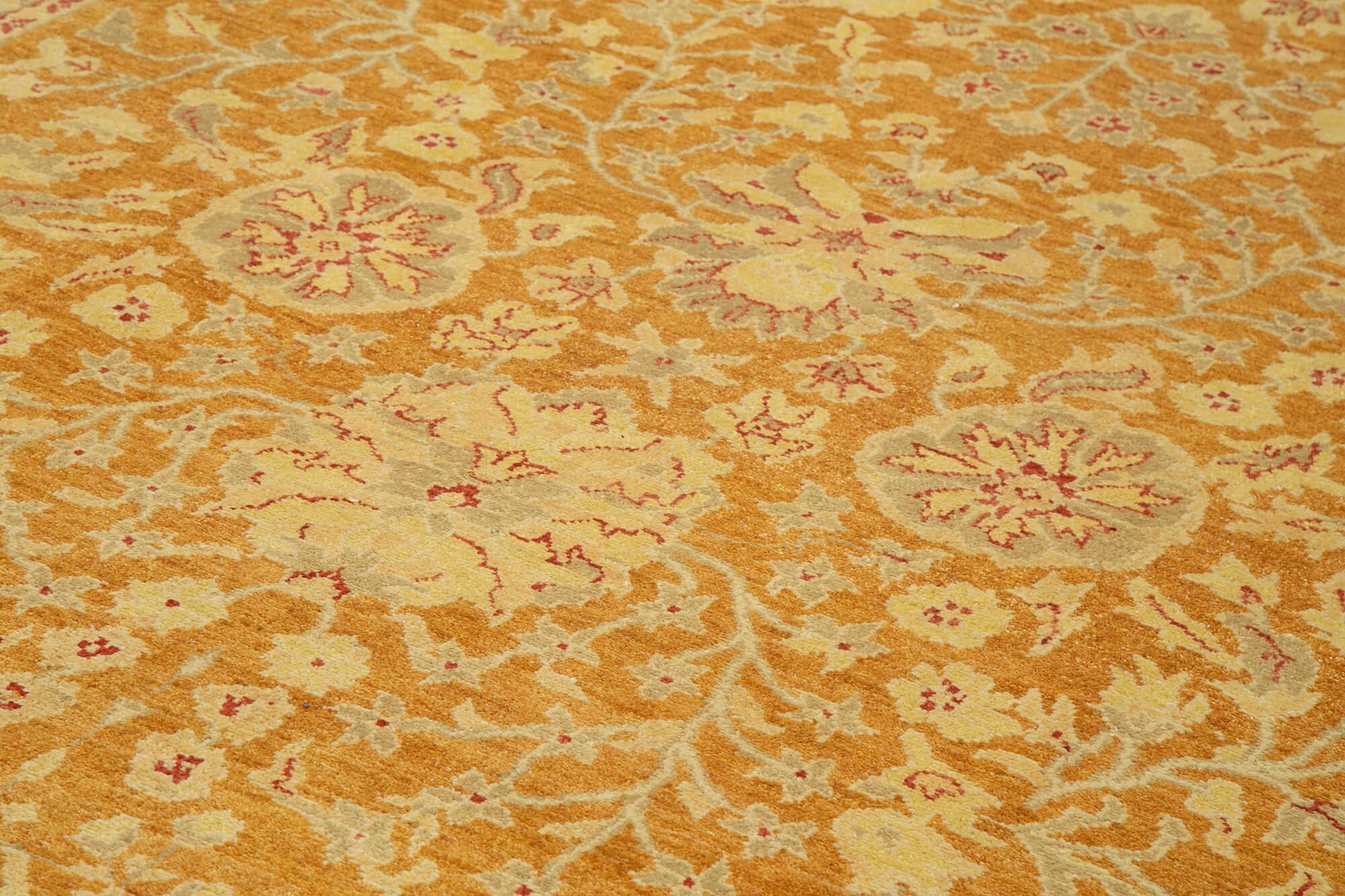 9 x 12 Orange Oushak Rug - 3376