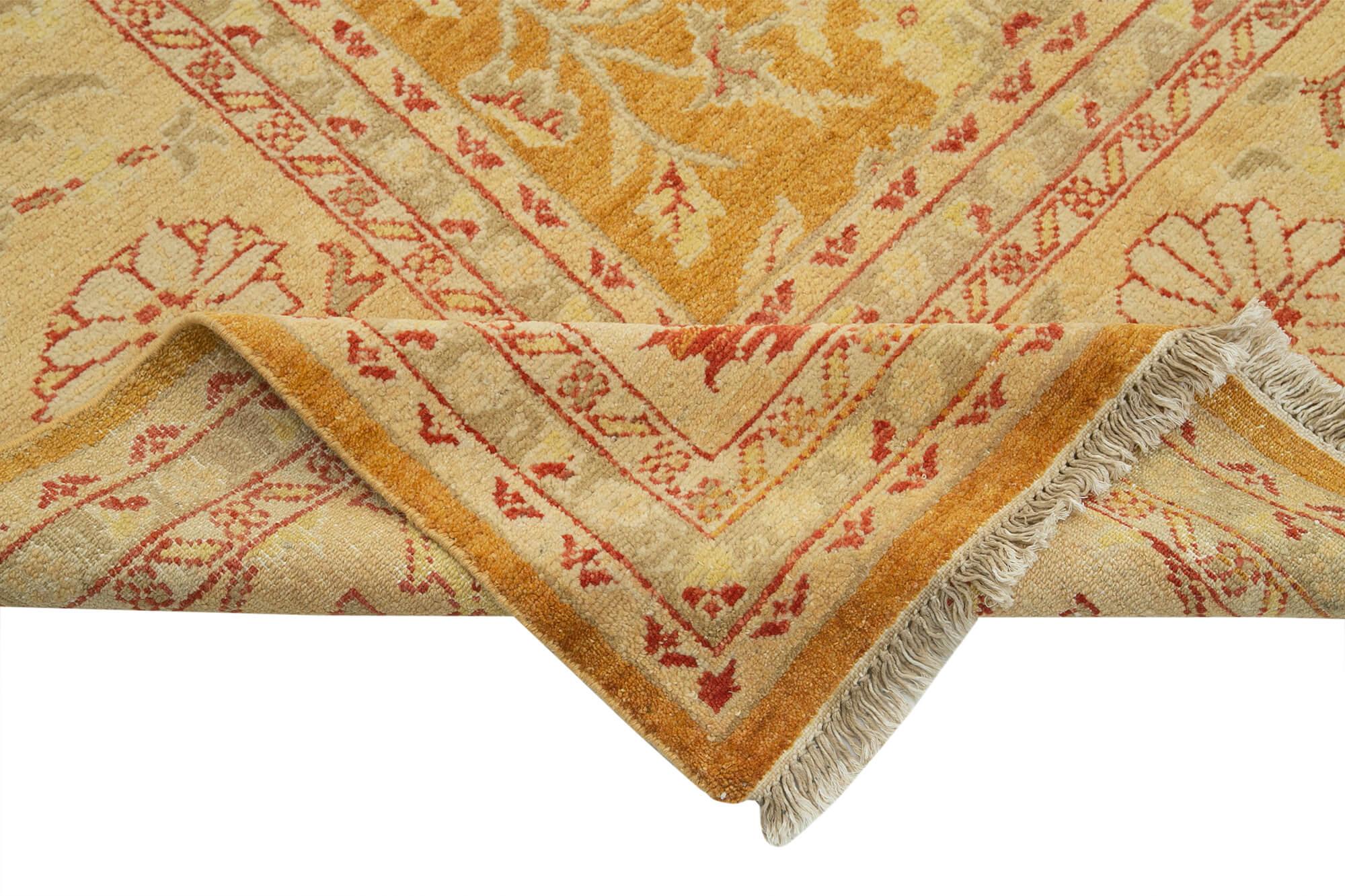 9 x 12 Orange Oushak Rug - 3376