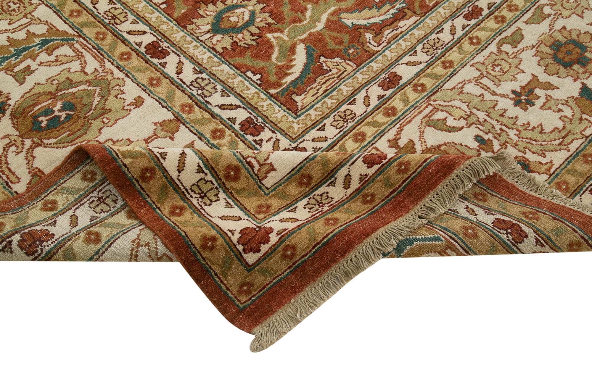 9 x 11 Red Oushak Rug - 3379