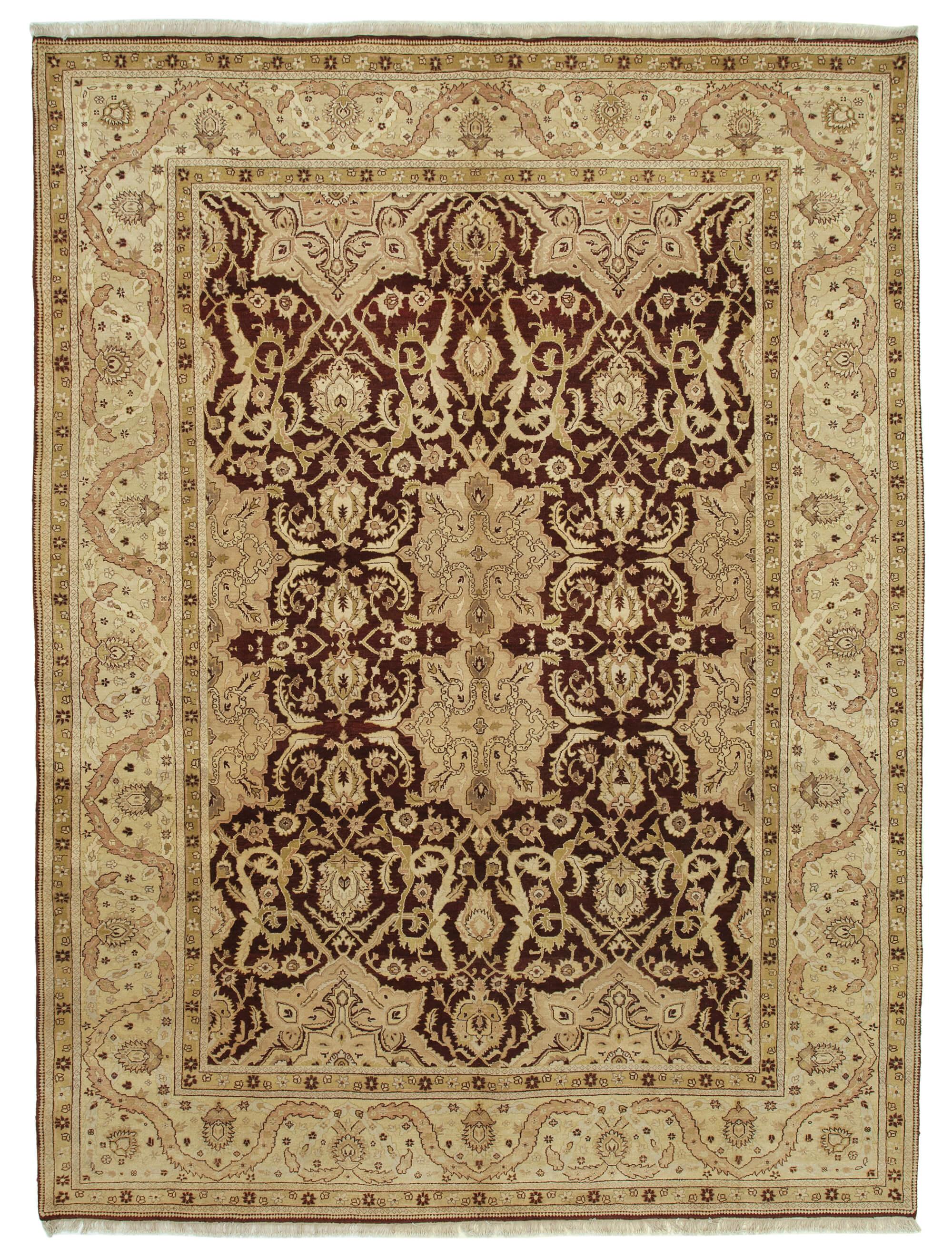 9 x 12 Beige Oushak Rug - 3384