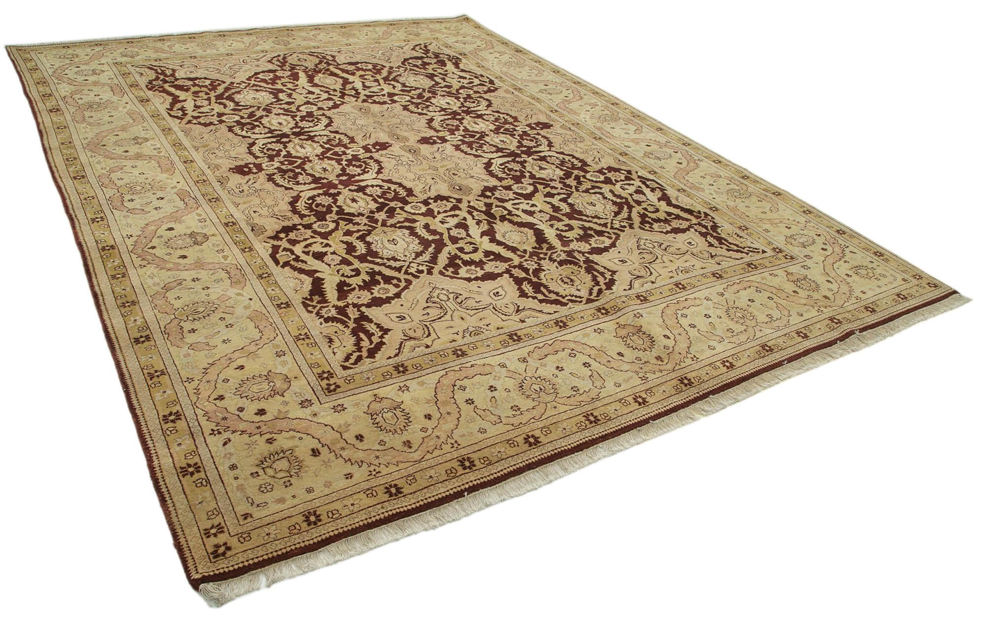 9 x 12 Beige Oushak Rug - 3384