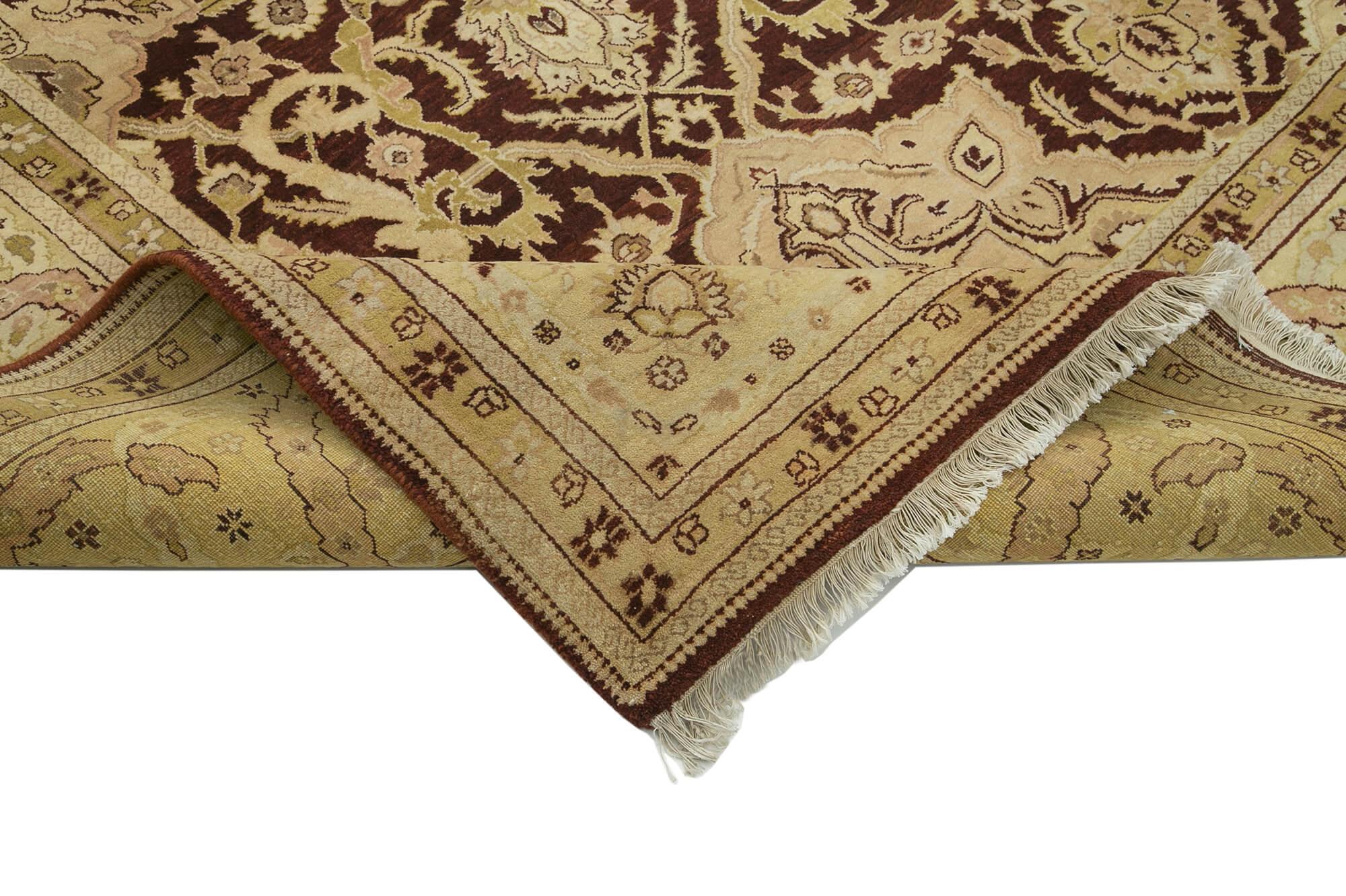 9 x 12 Beige Oushak Rug - 3384