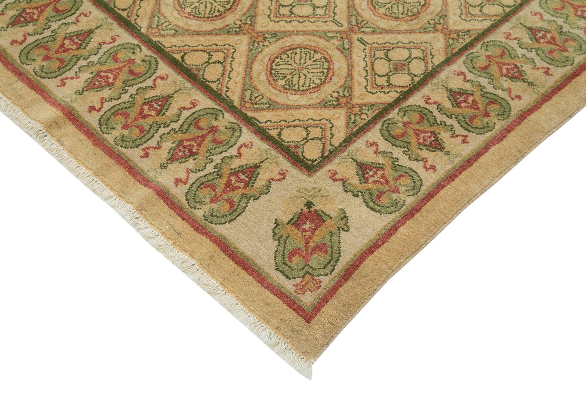 8 x 10 Beige Oushak Rug - 3392