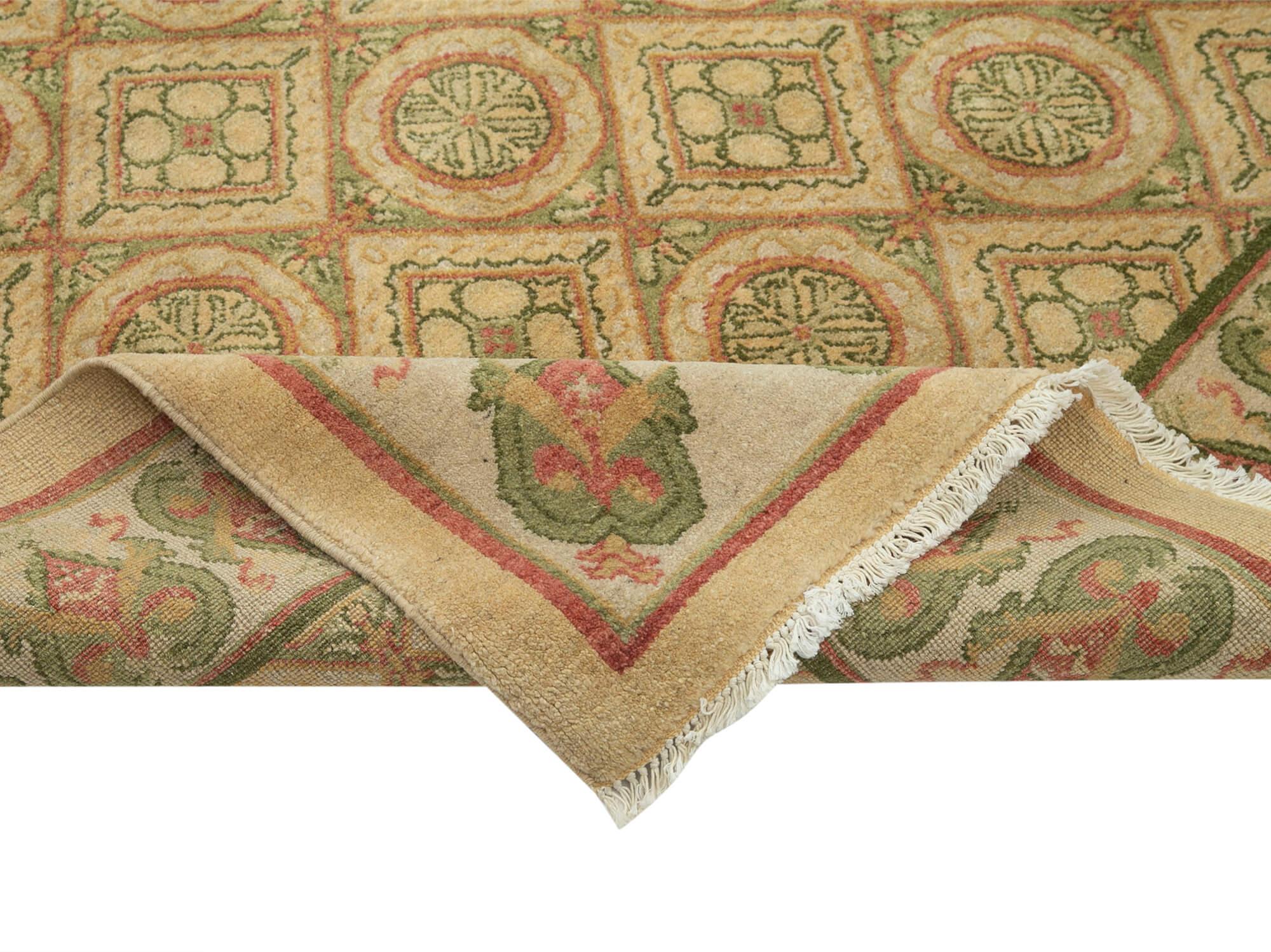 8 x 10 Beige Oushak Rug - 3392