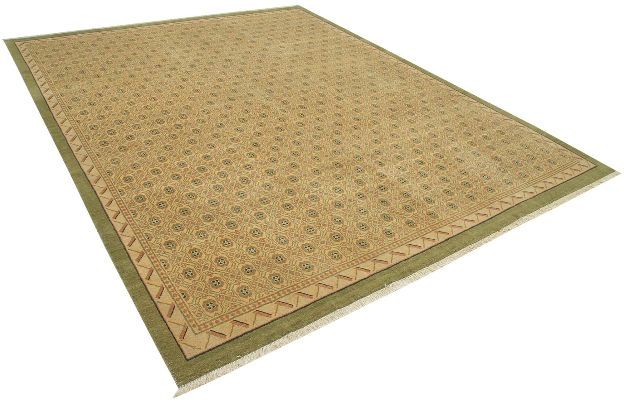 8 x 10 Beige Oushak Rug - 3393