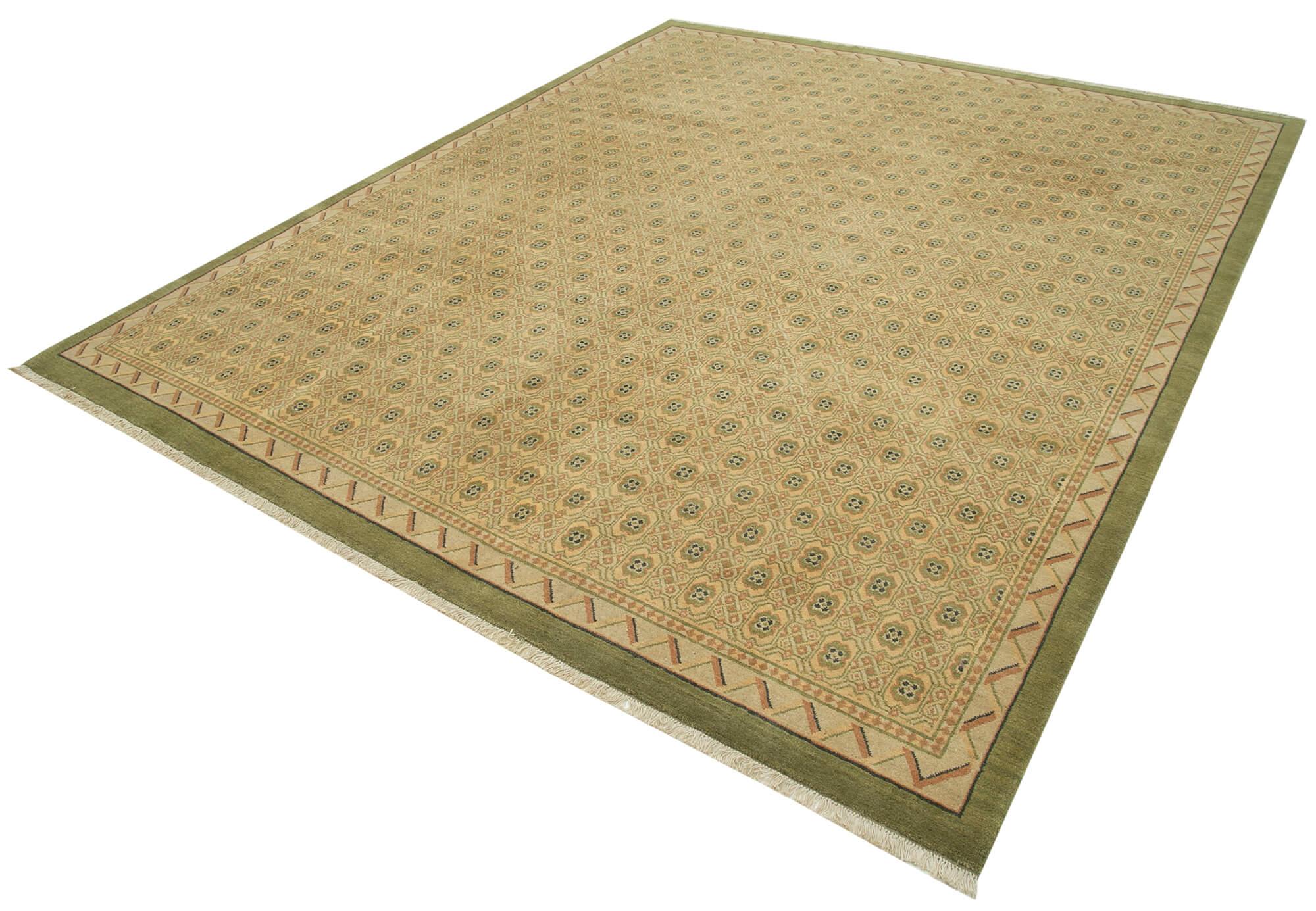 8 x 10 Beige Oushak Rug - 3393