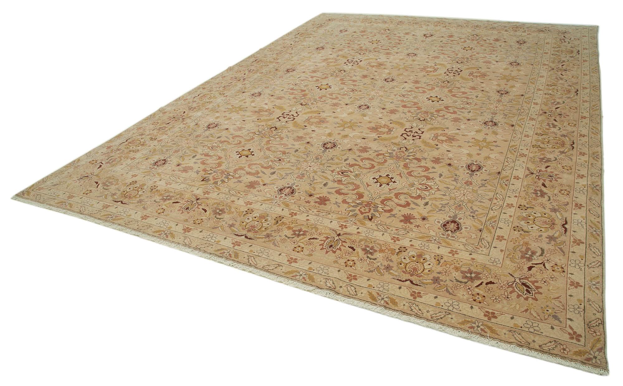 10 x 14 Beige Oushak Rug - 3396