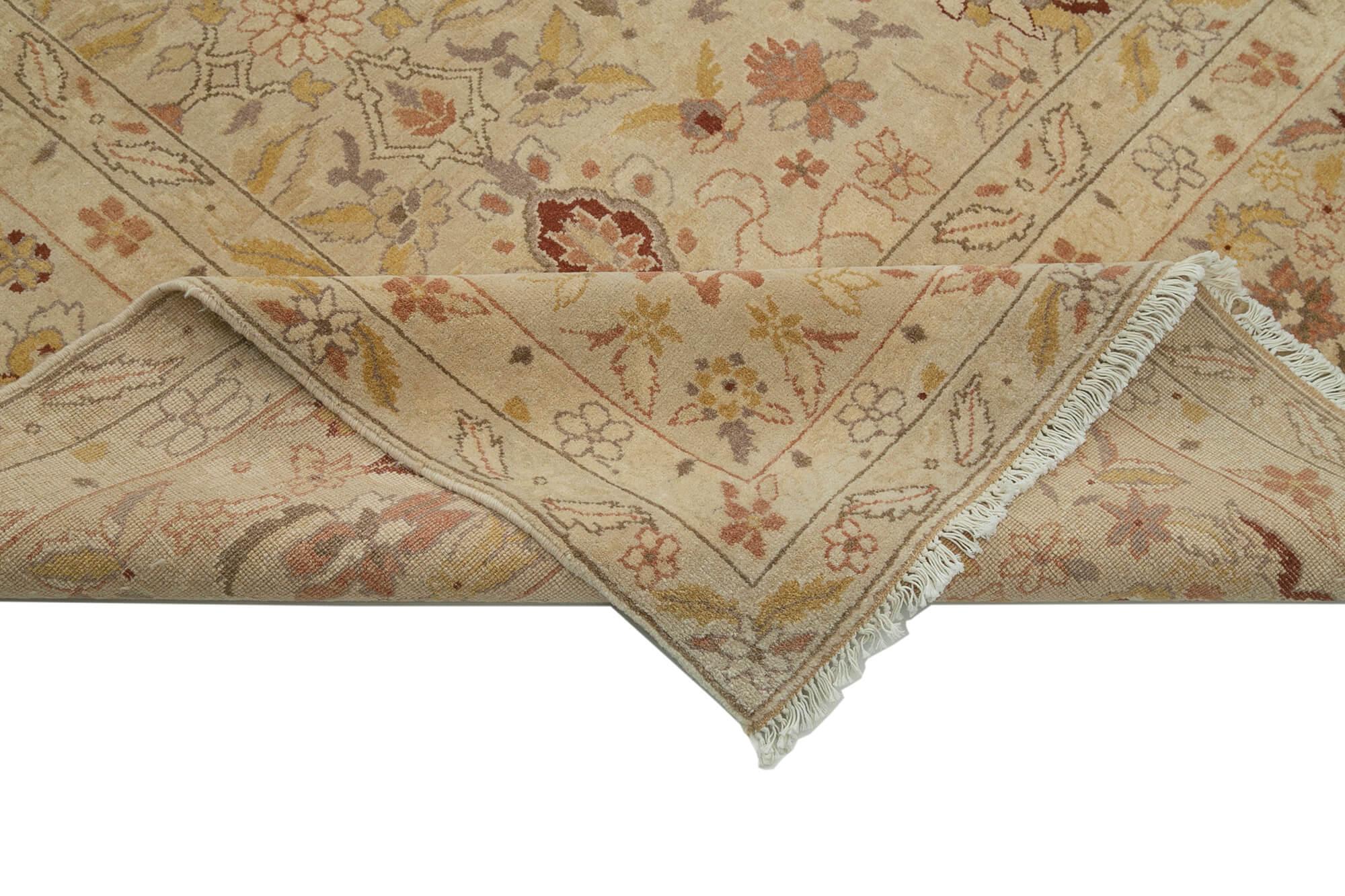 10 x 14 Beige Oushak Rug - 3396