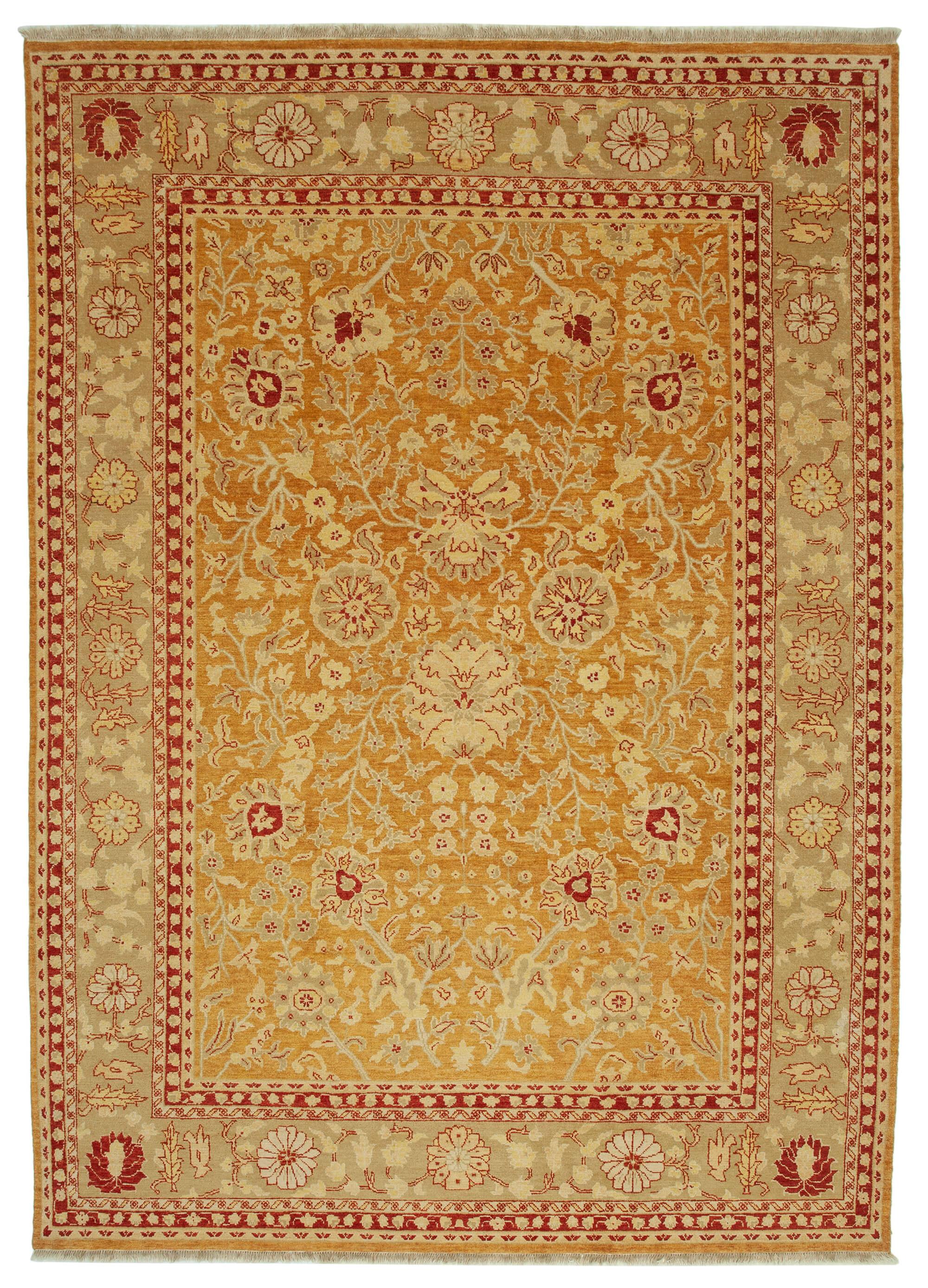 10 x 14 Orange Oushak Rug - 3397