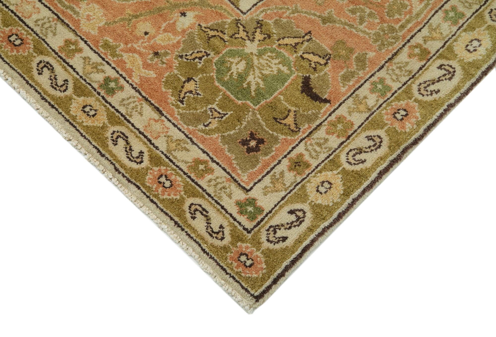 9 x 12 Beige Oushak Rug - 3398